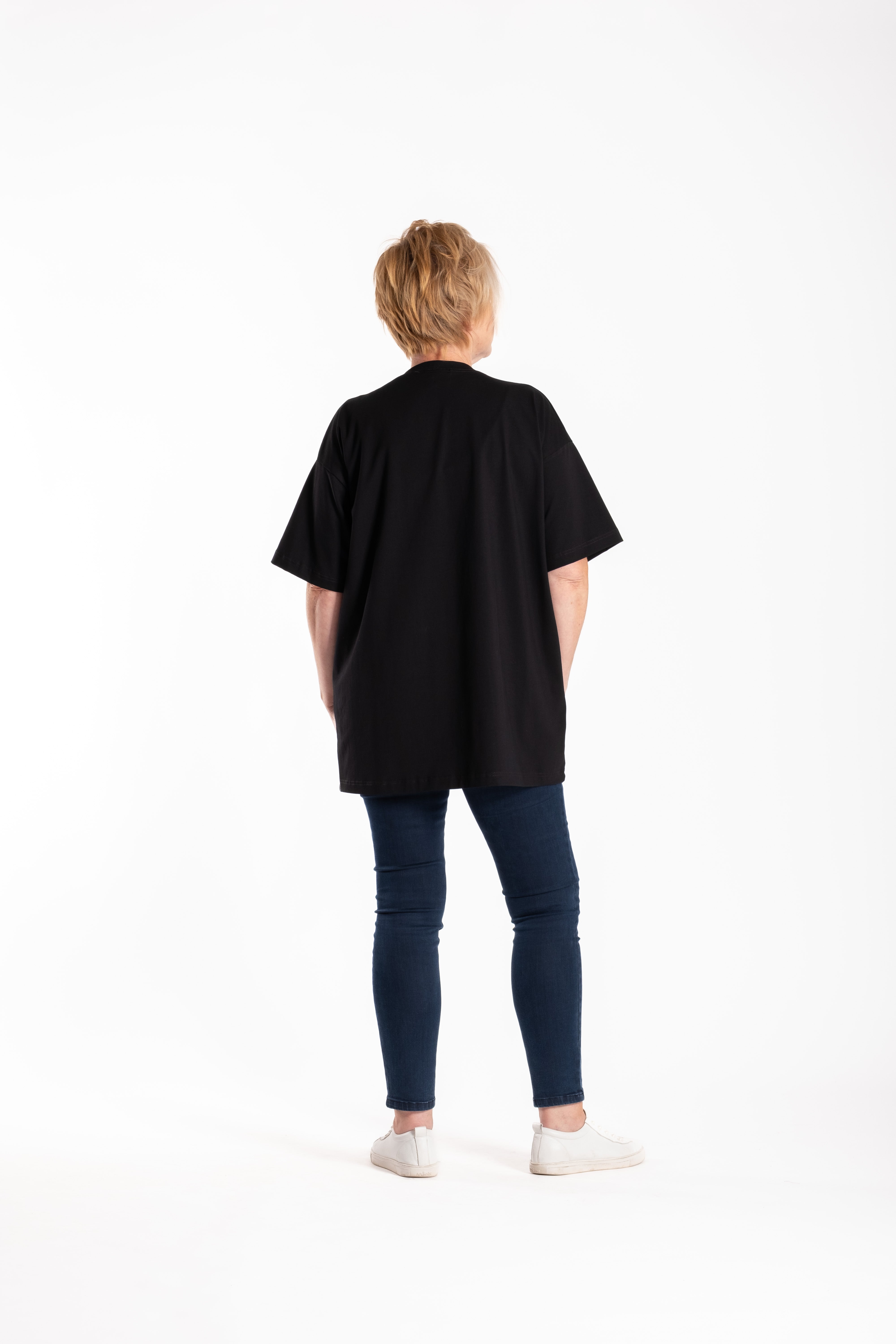 Oversized Box Tee Black