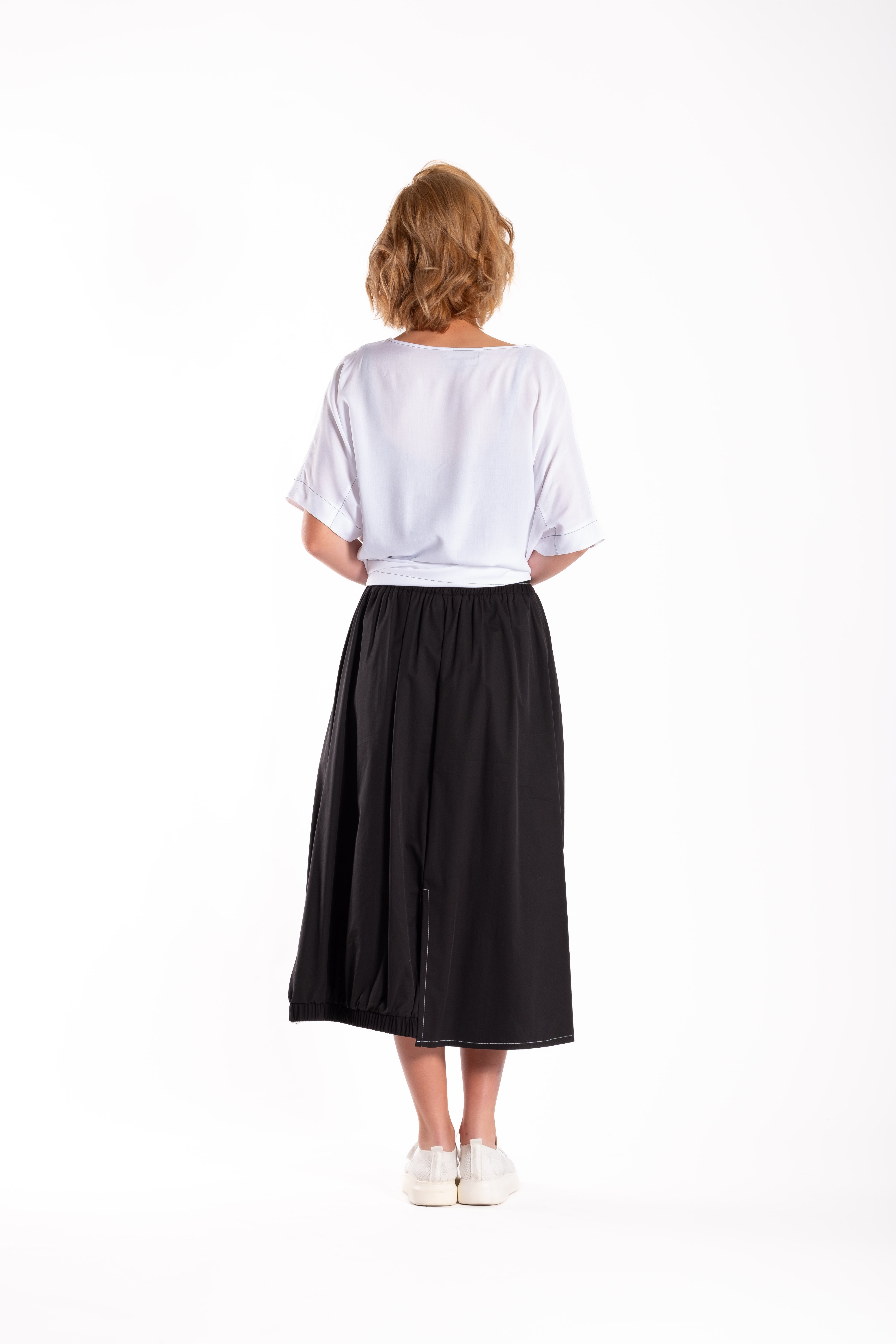 Scripture Skirt Black