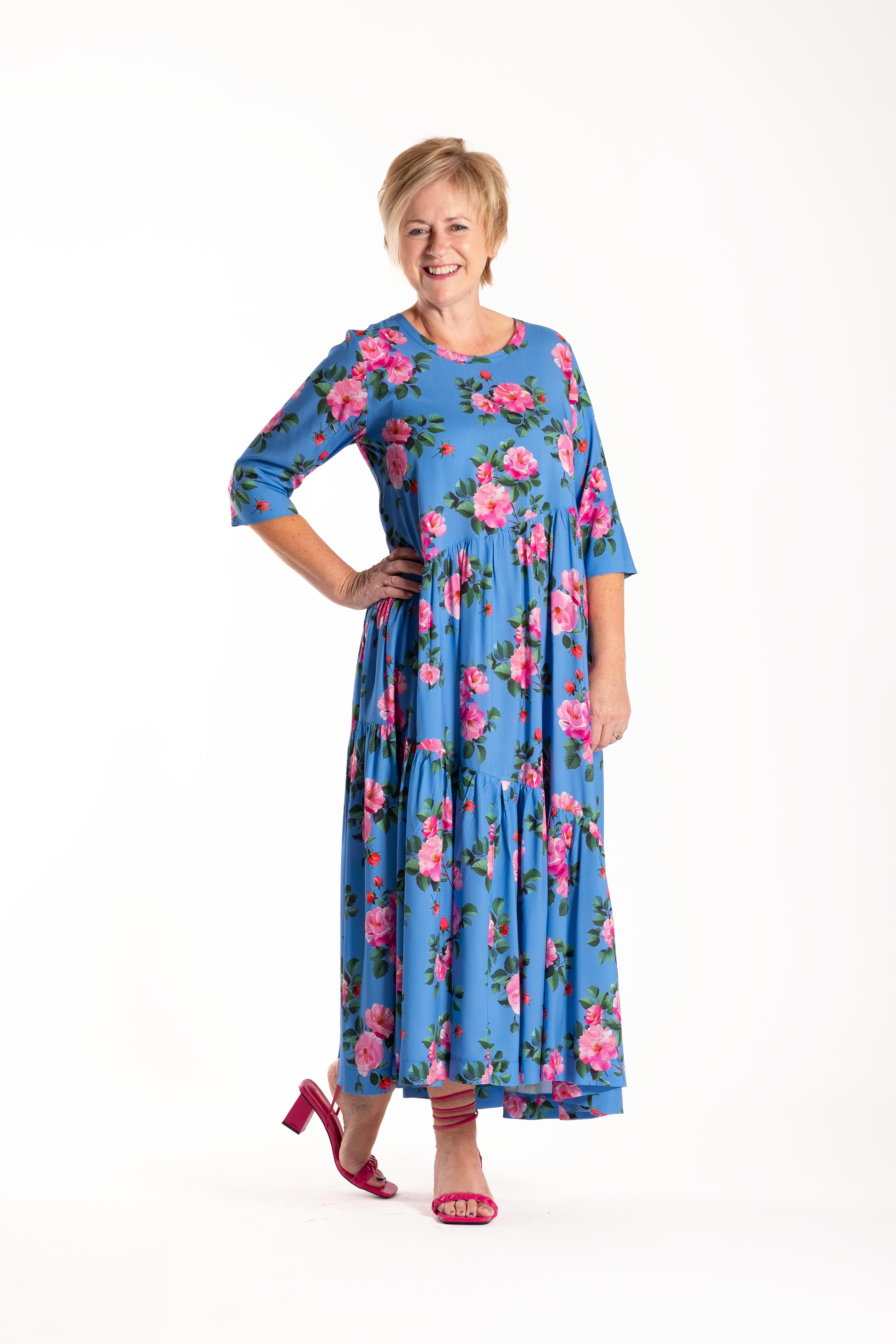Angled Dress Persian Blue
