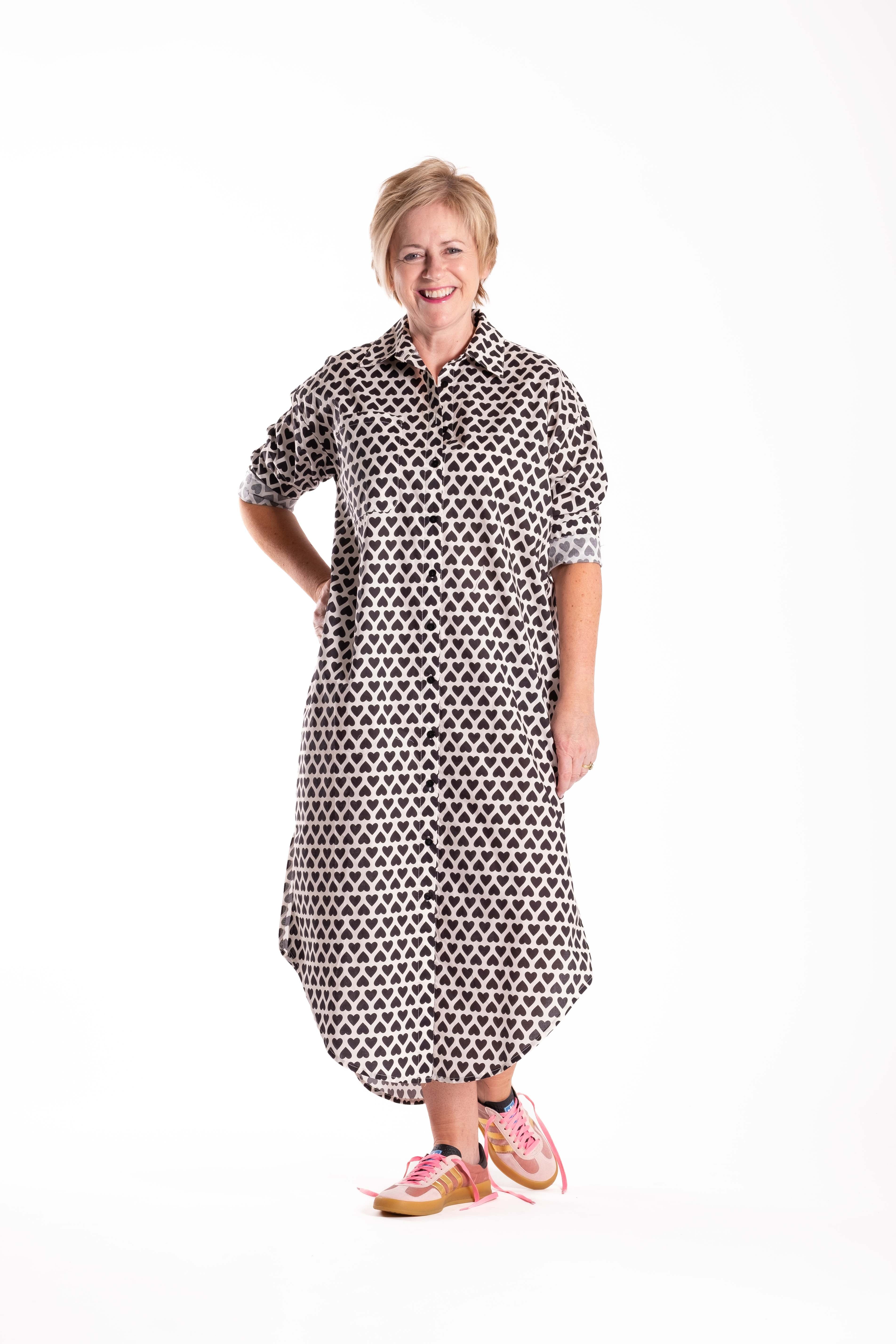 Long Shirt Dress Hearts