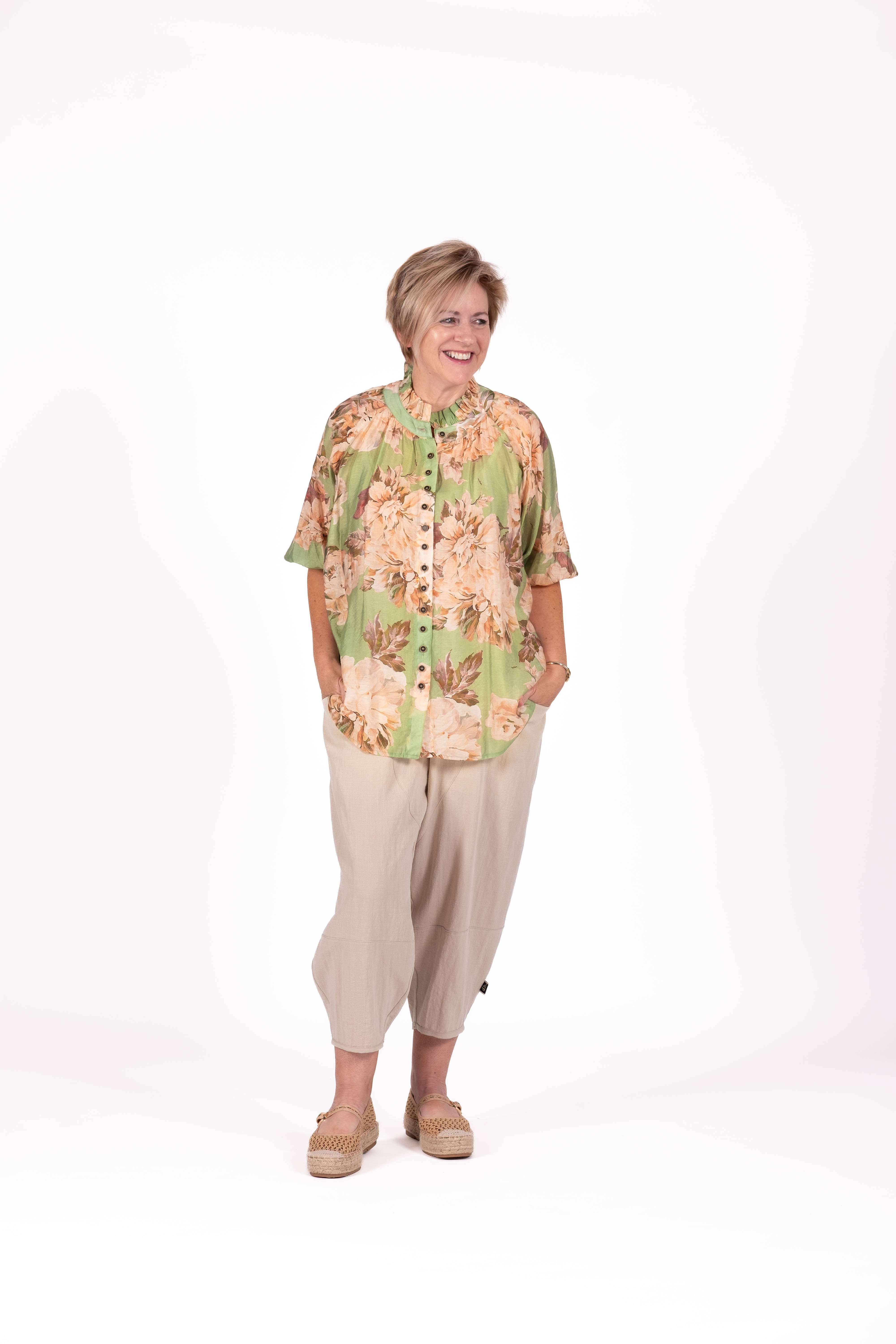 Delight Blouse Eden Mist