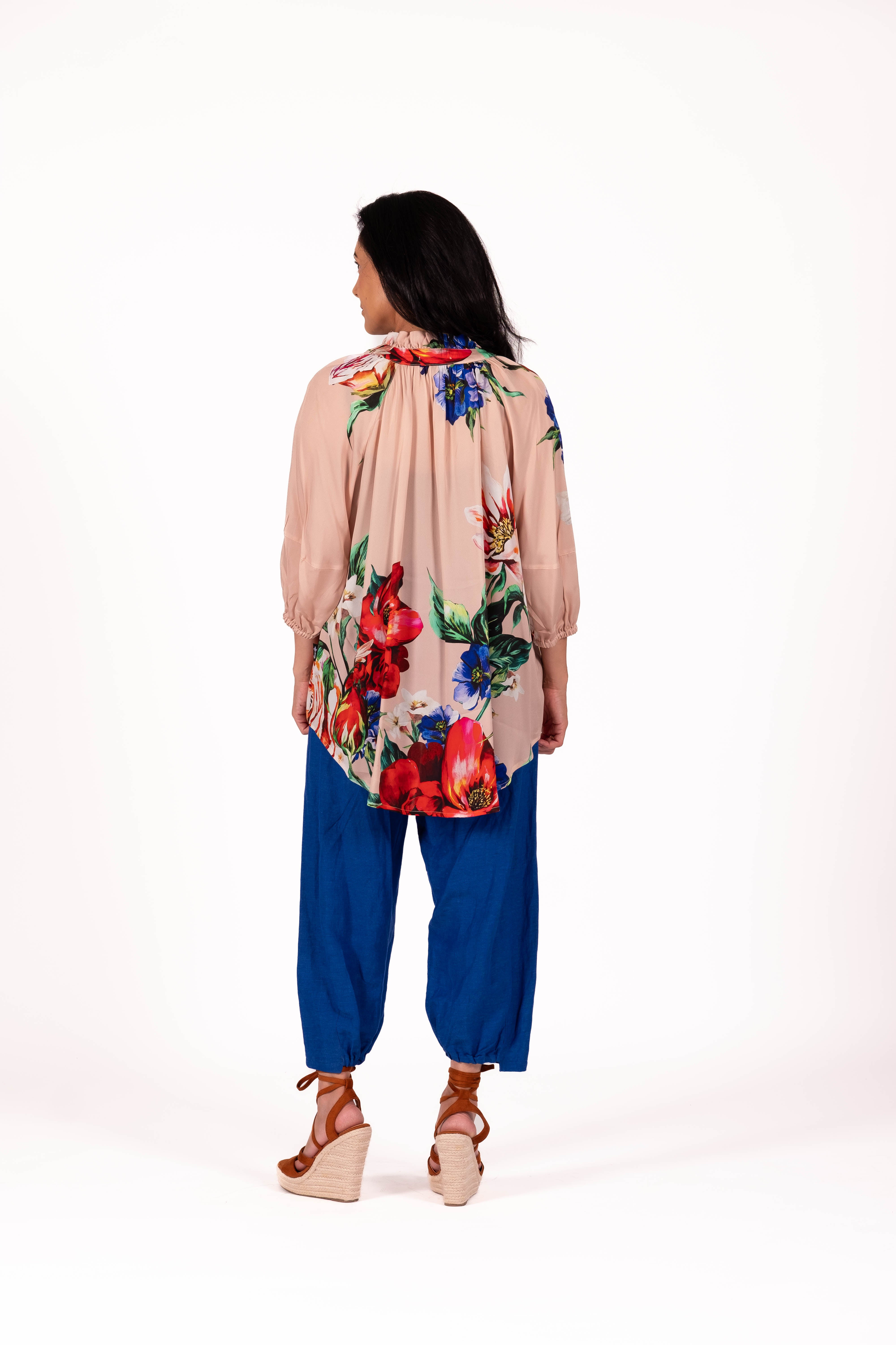 Stitch Pants Cobalt