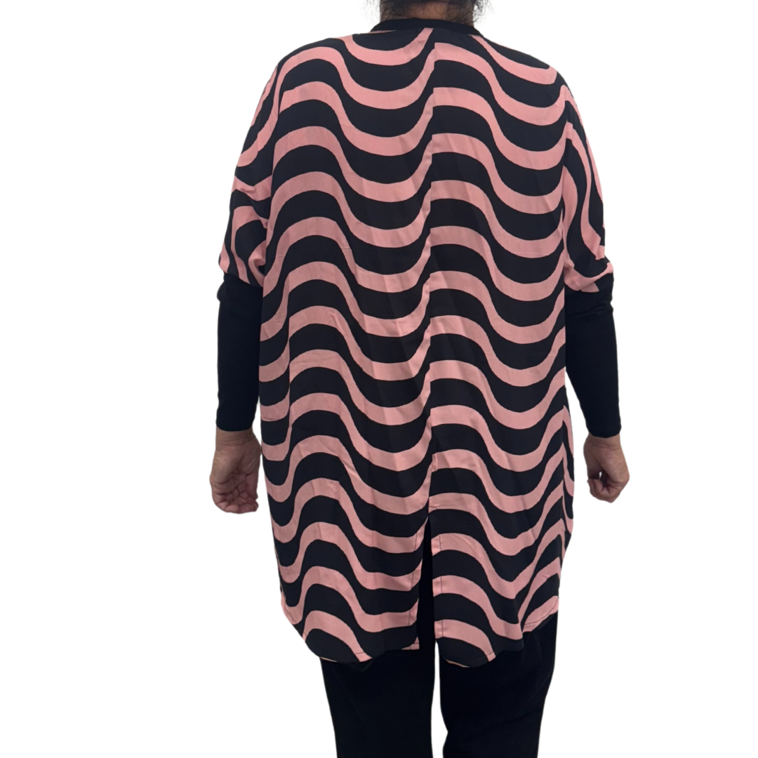 Relaxed Top Pink/Black