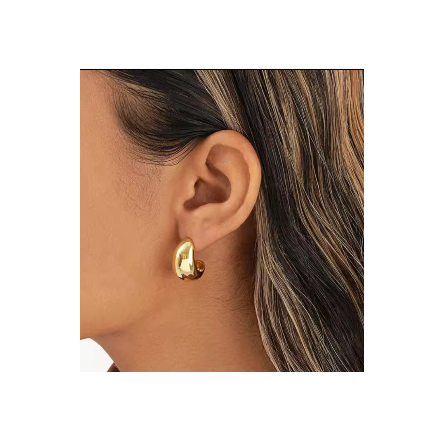 Luxe Pod Earrings Gold