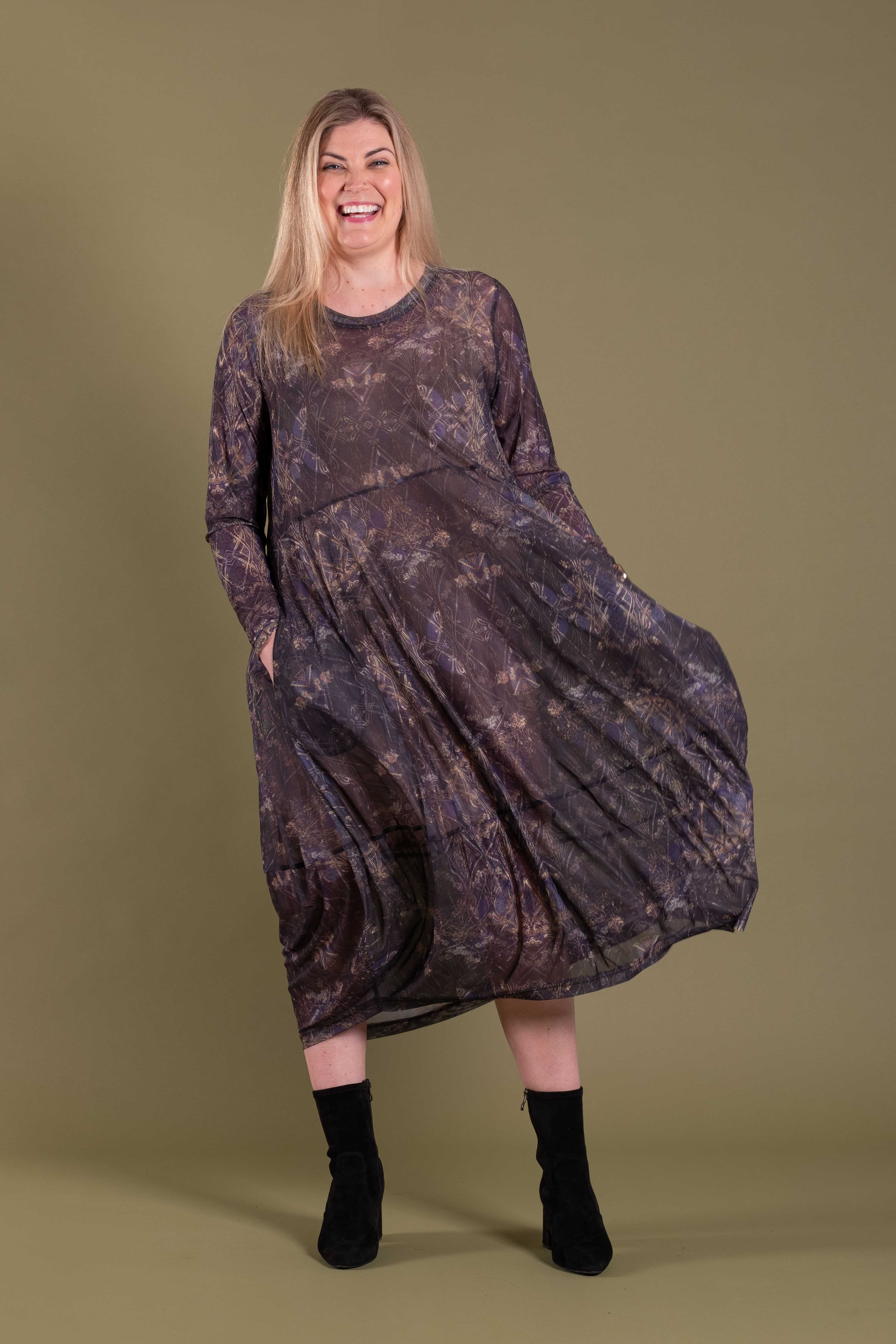 Marcia Dress Blue Code