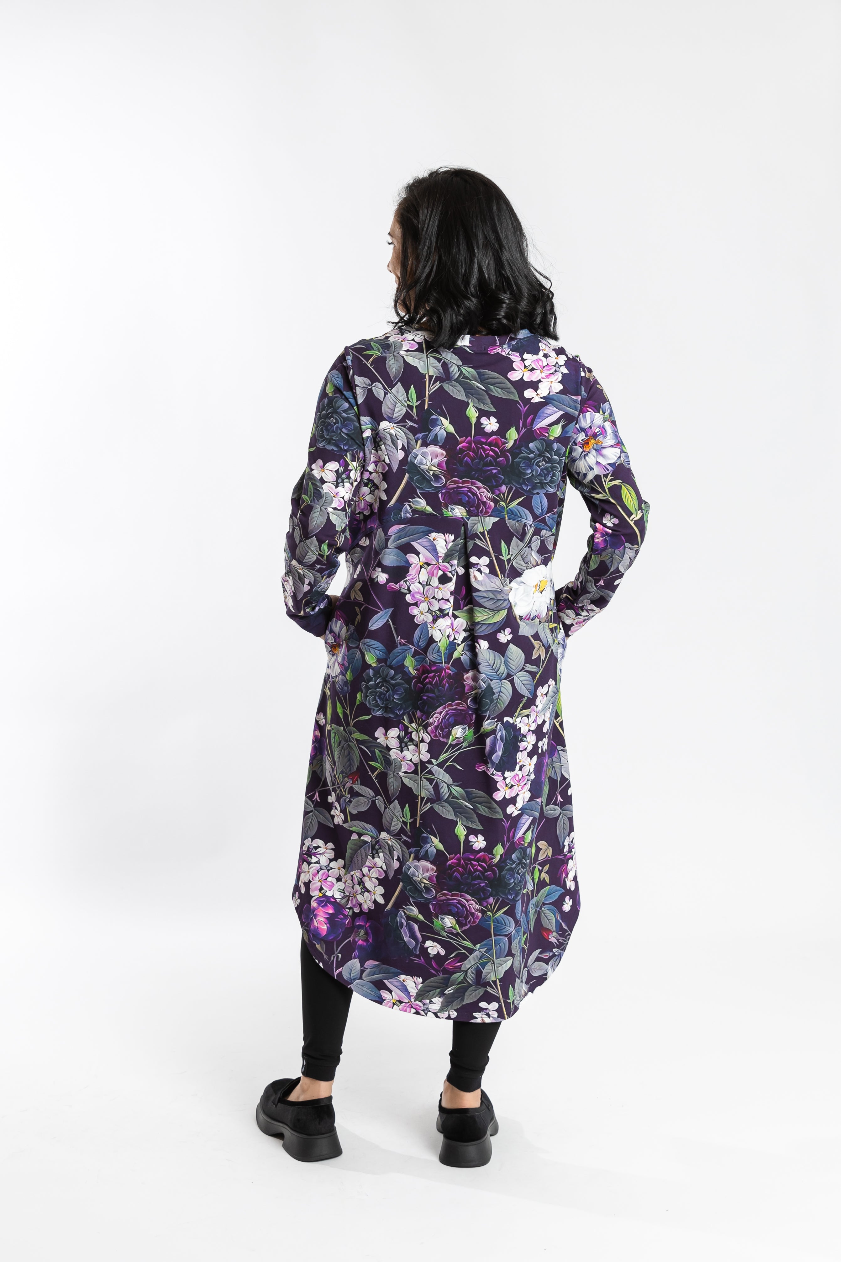 Simone Dress Blooming Purple