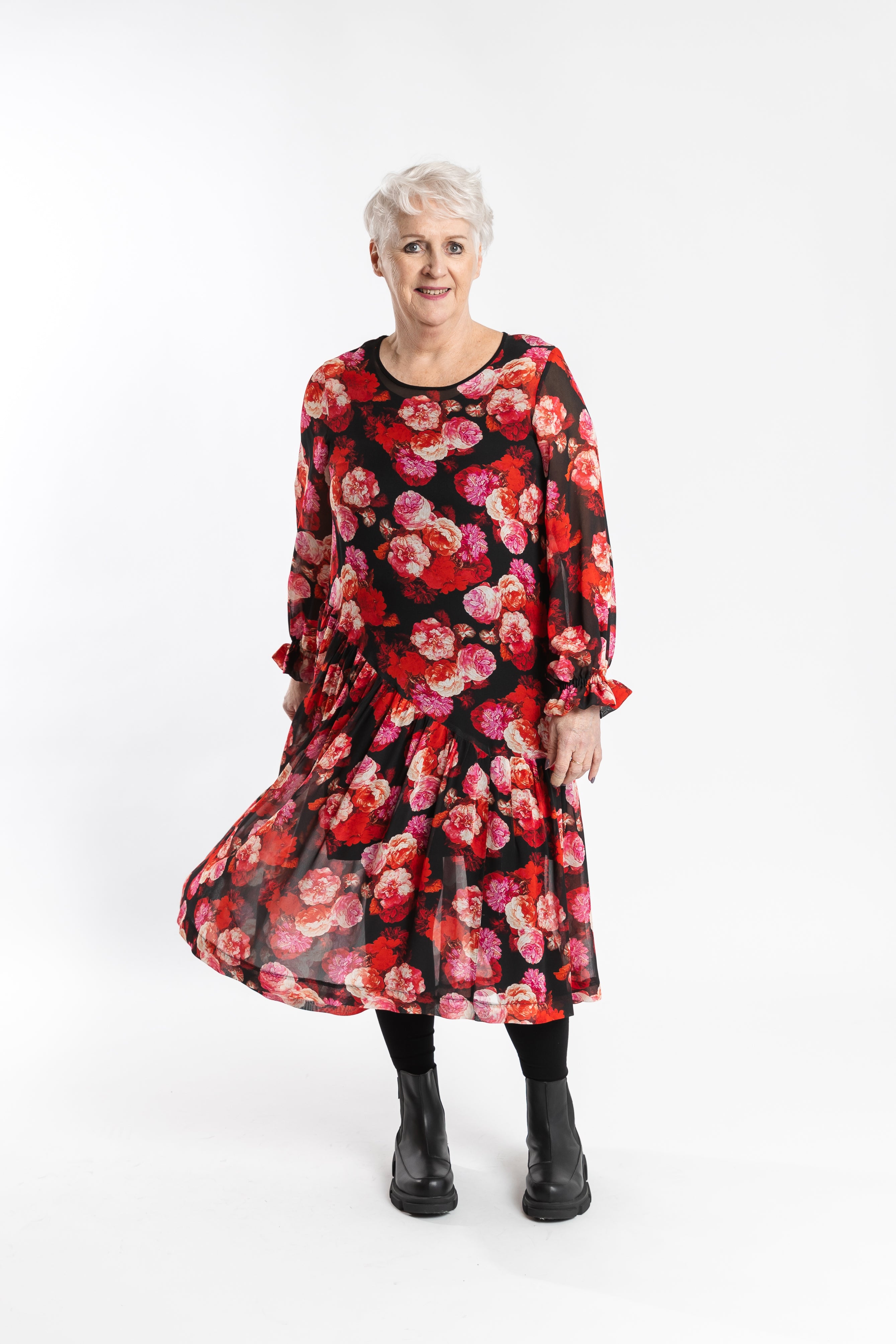 Bianca Dress Made of Flowers