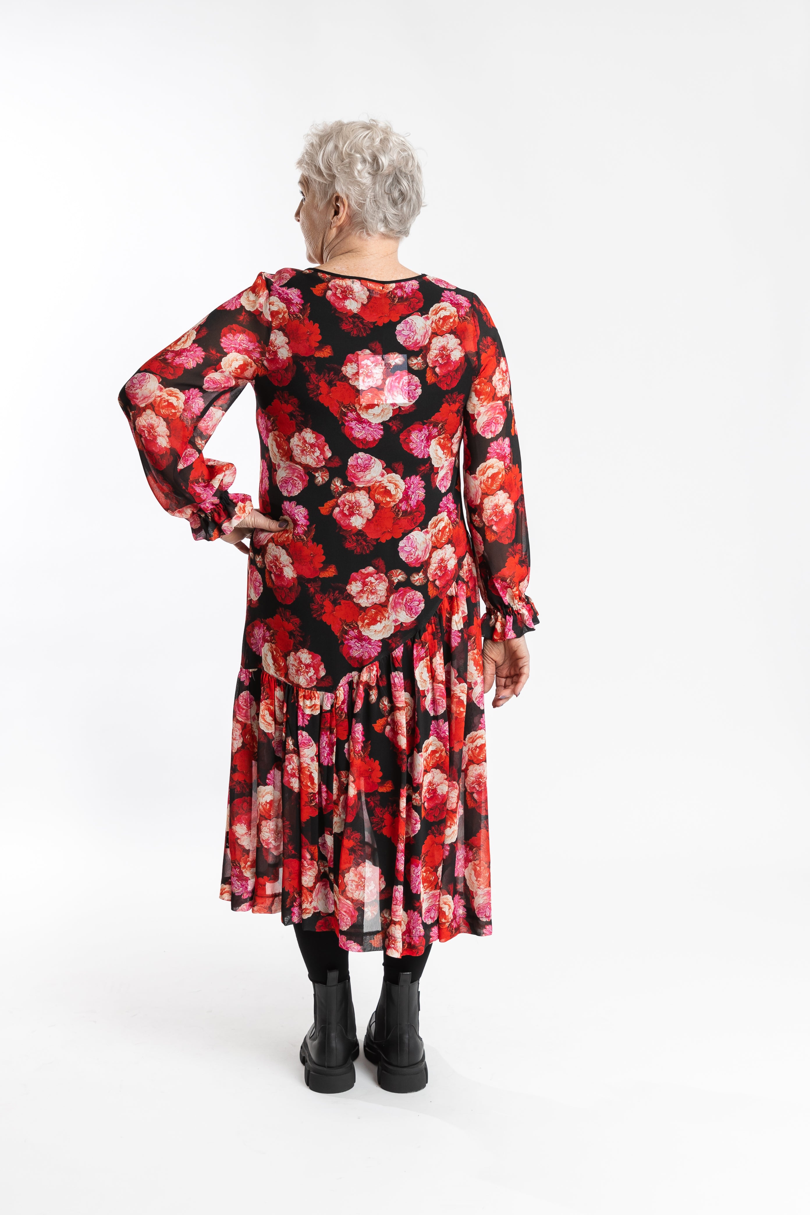 Bianca Dress Made of Flowers