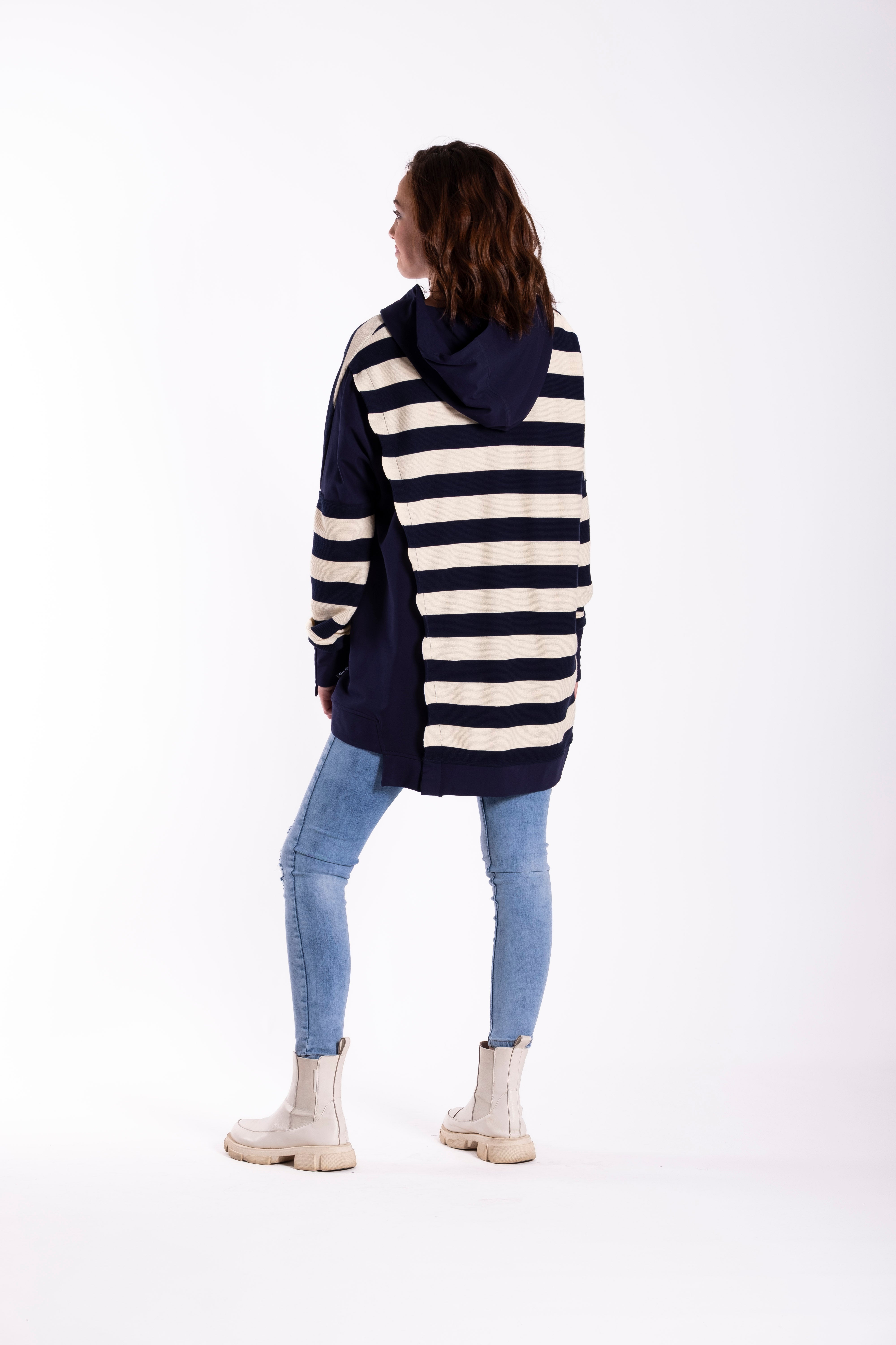 Latta Sweater Zebra Crossing Navy