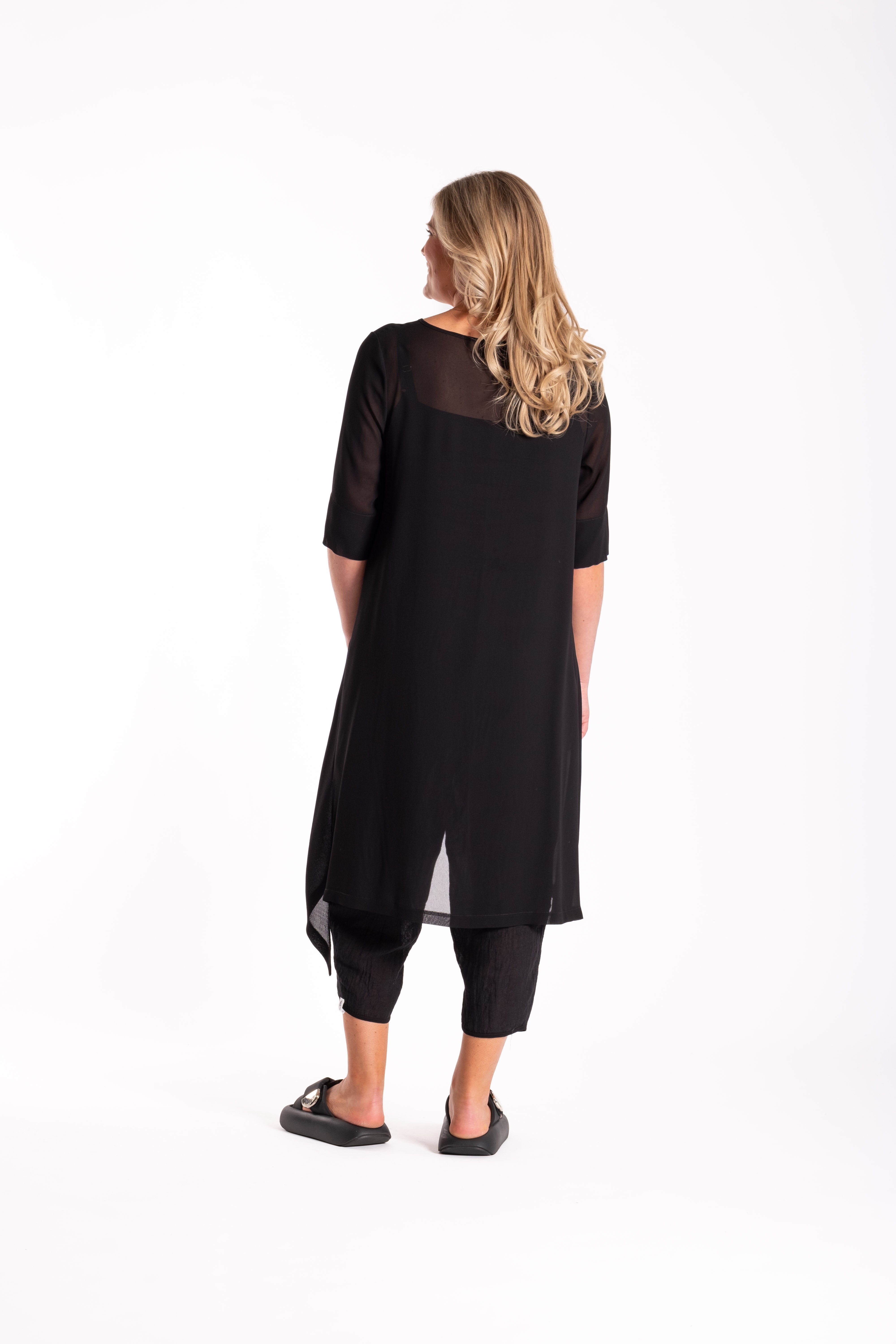 Sienna Tunic Black Viscose