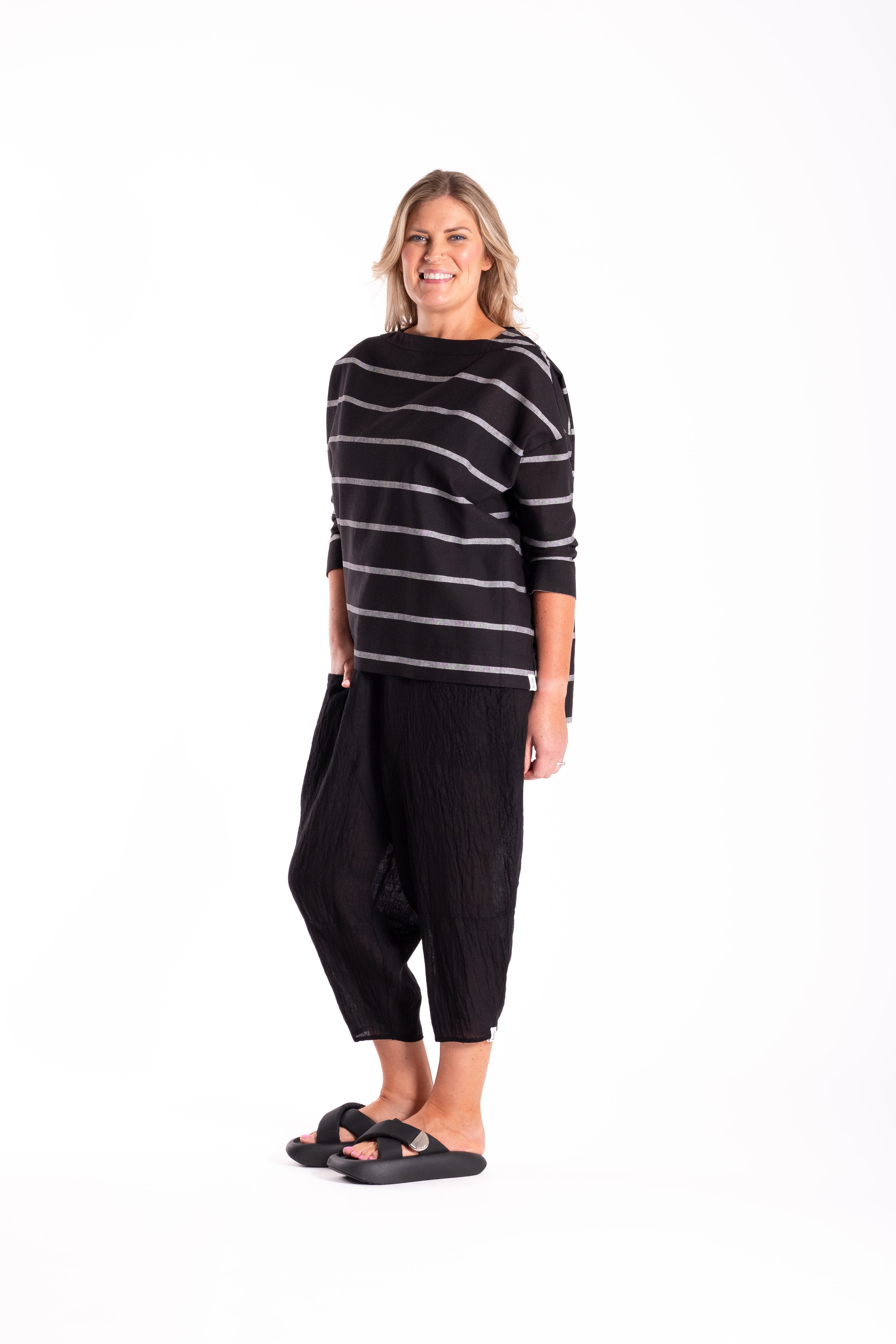 Slate Top Inky Stripe