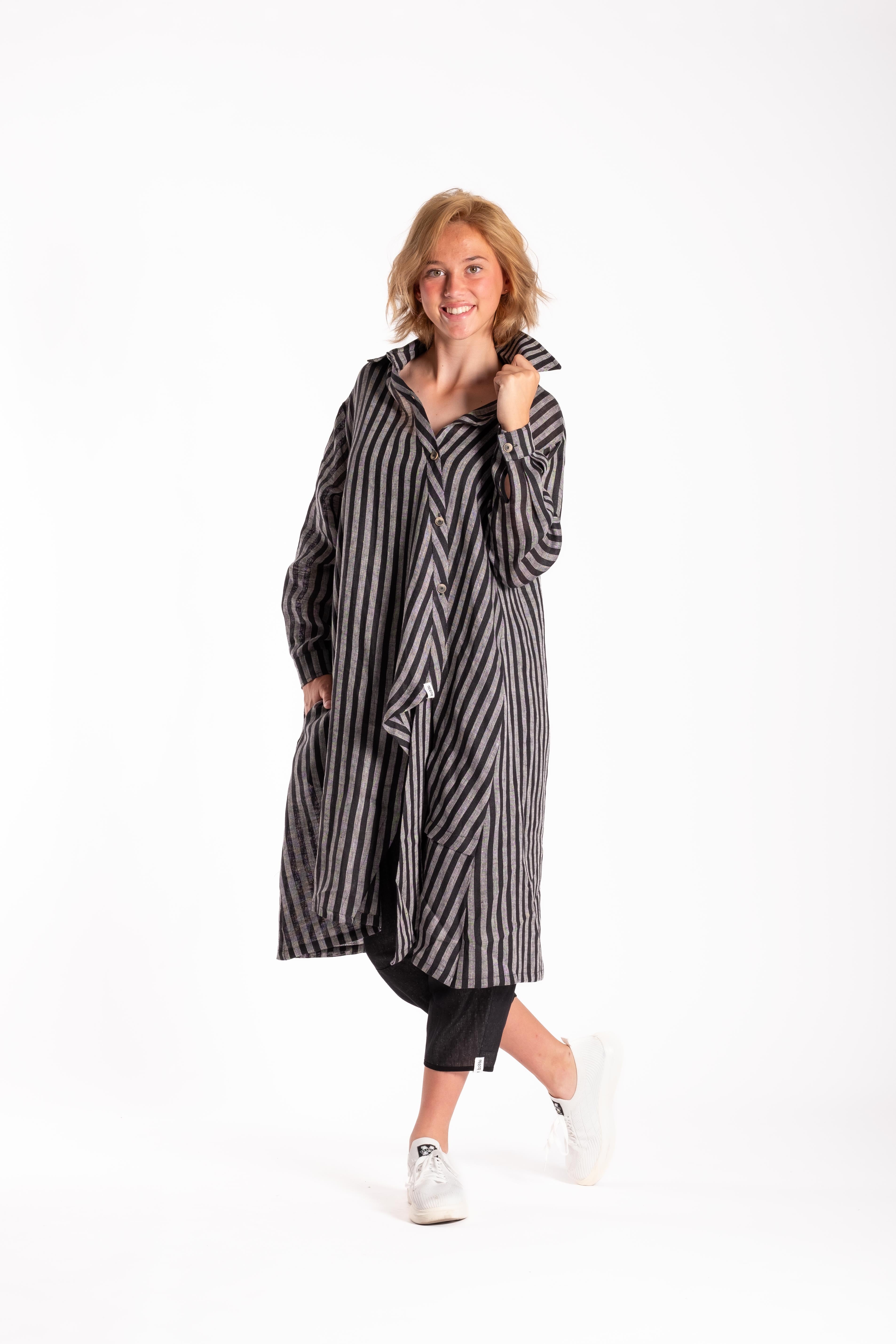 Skylar Shirt Shadowy Stripe