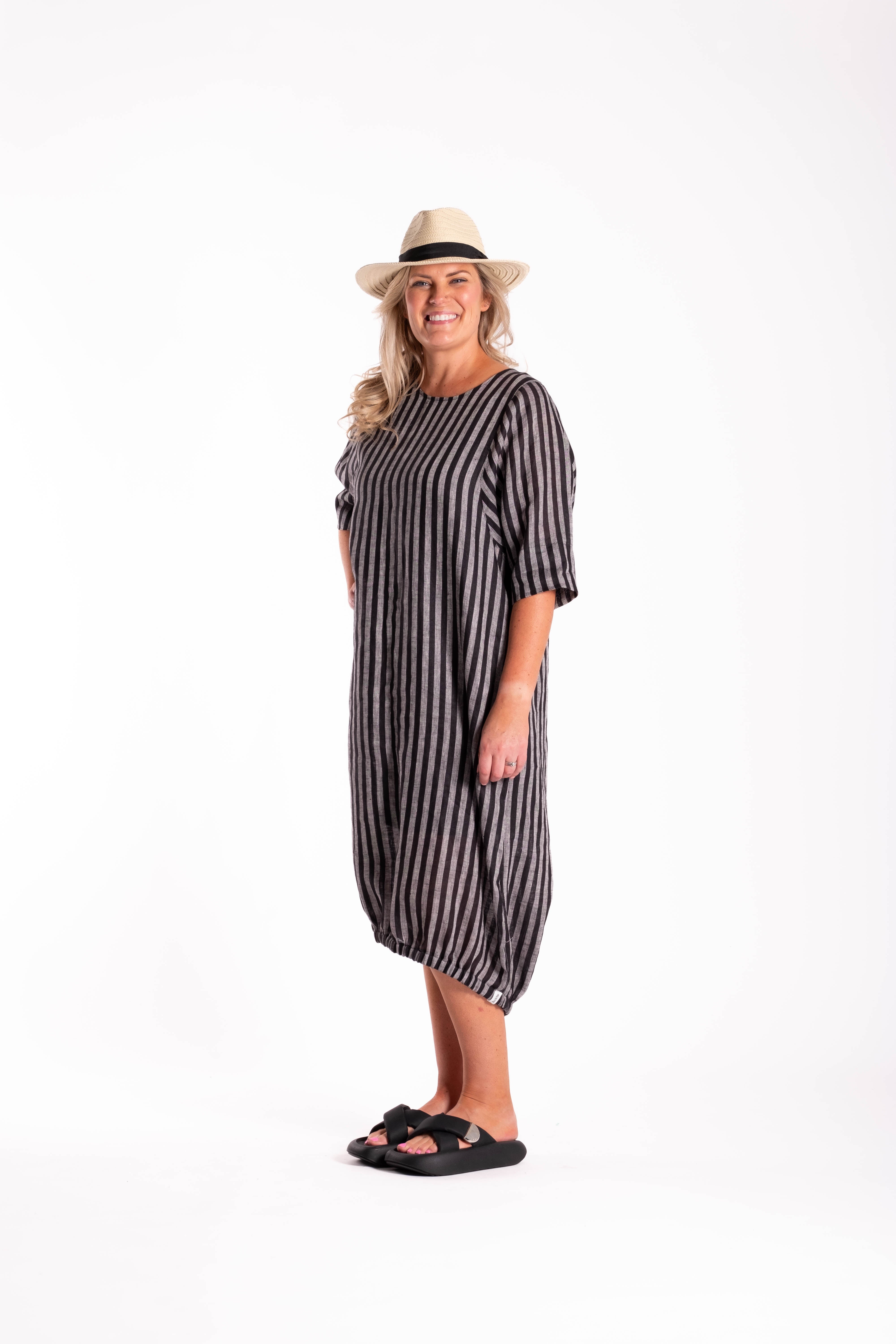 Cooper Dress Shadowy Stripe