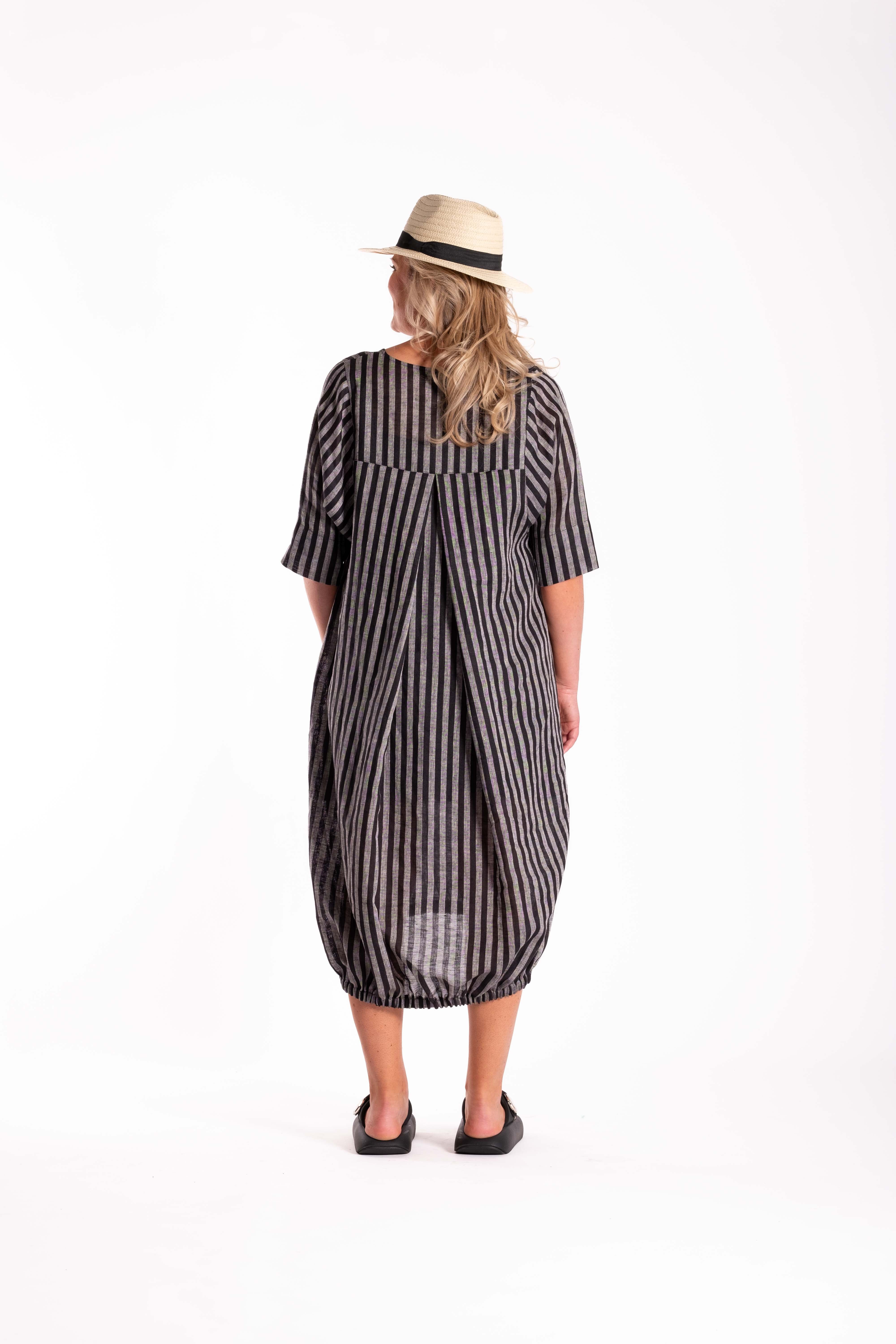 Cooper Dress Shadowy Stripe