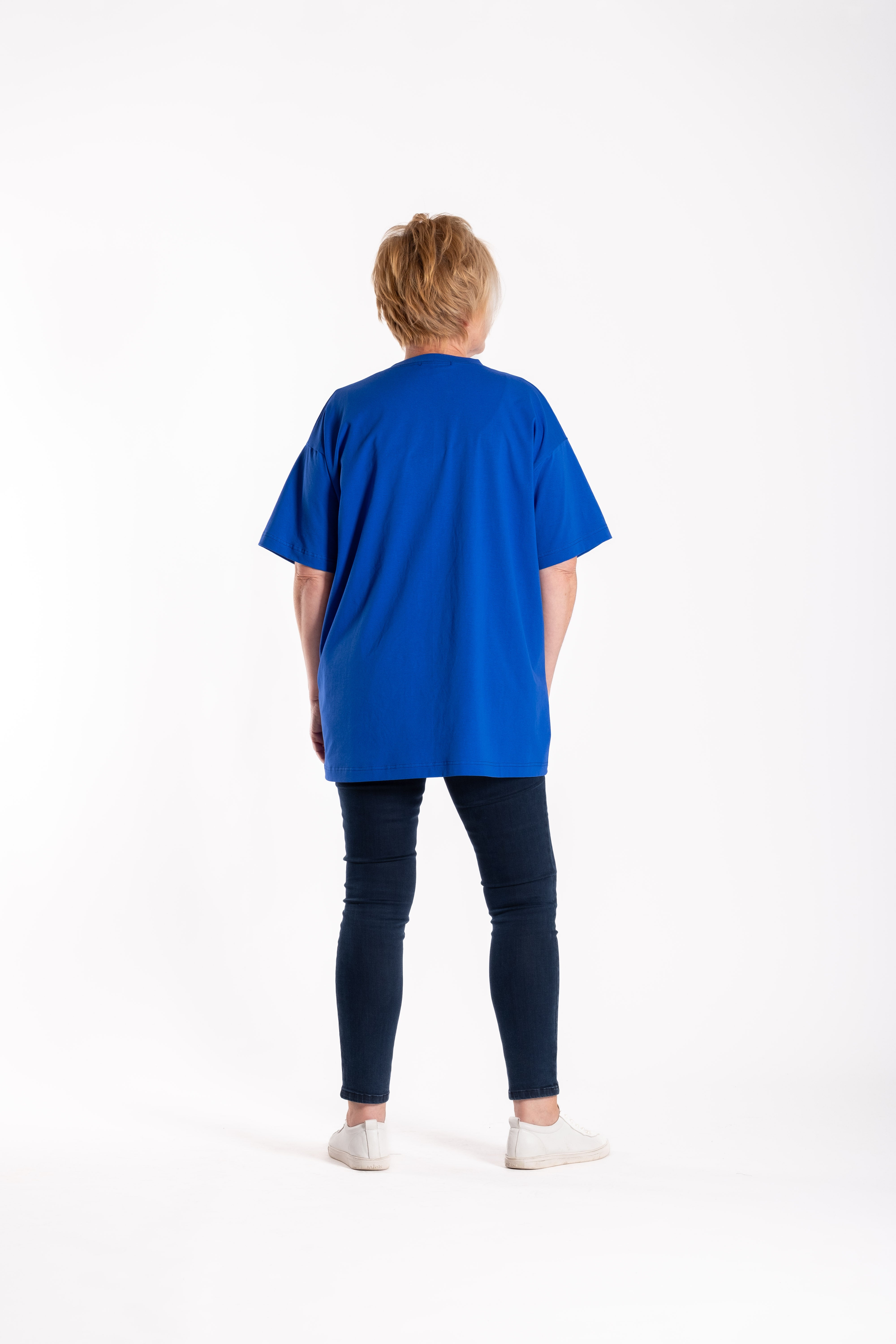 Oversized Box Tee Cobalt
