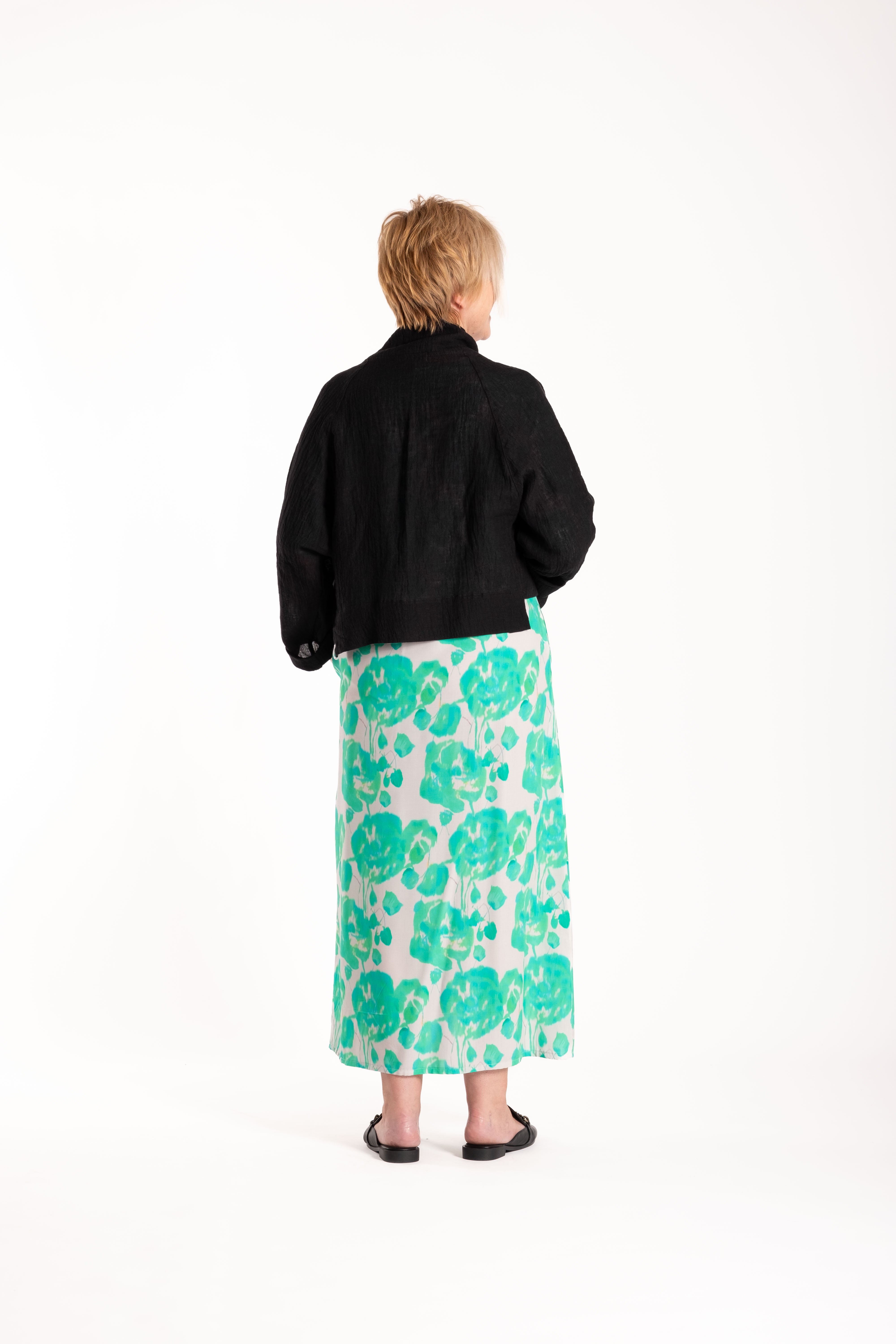 Bex Jacket Black Flax