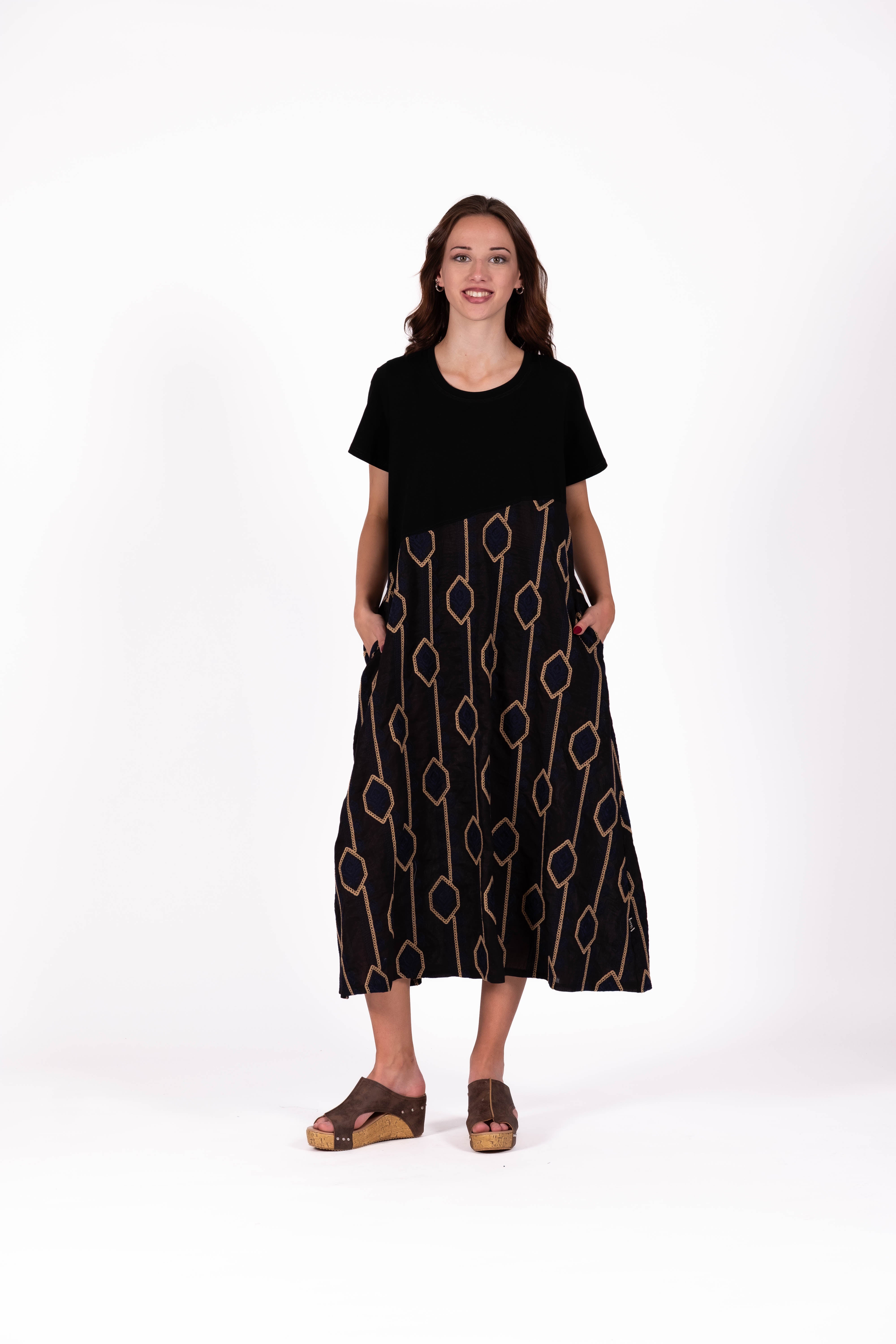 Brinley Dress Obsidian Thread
