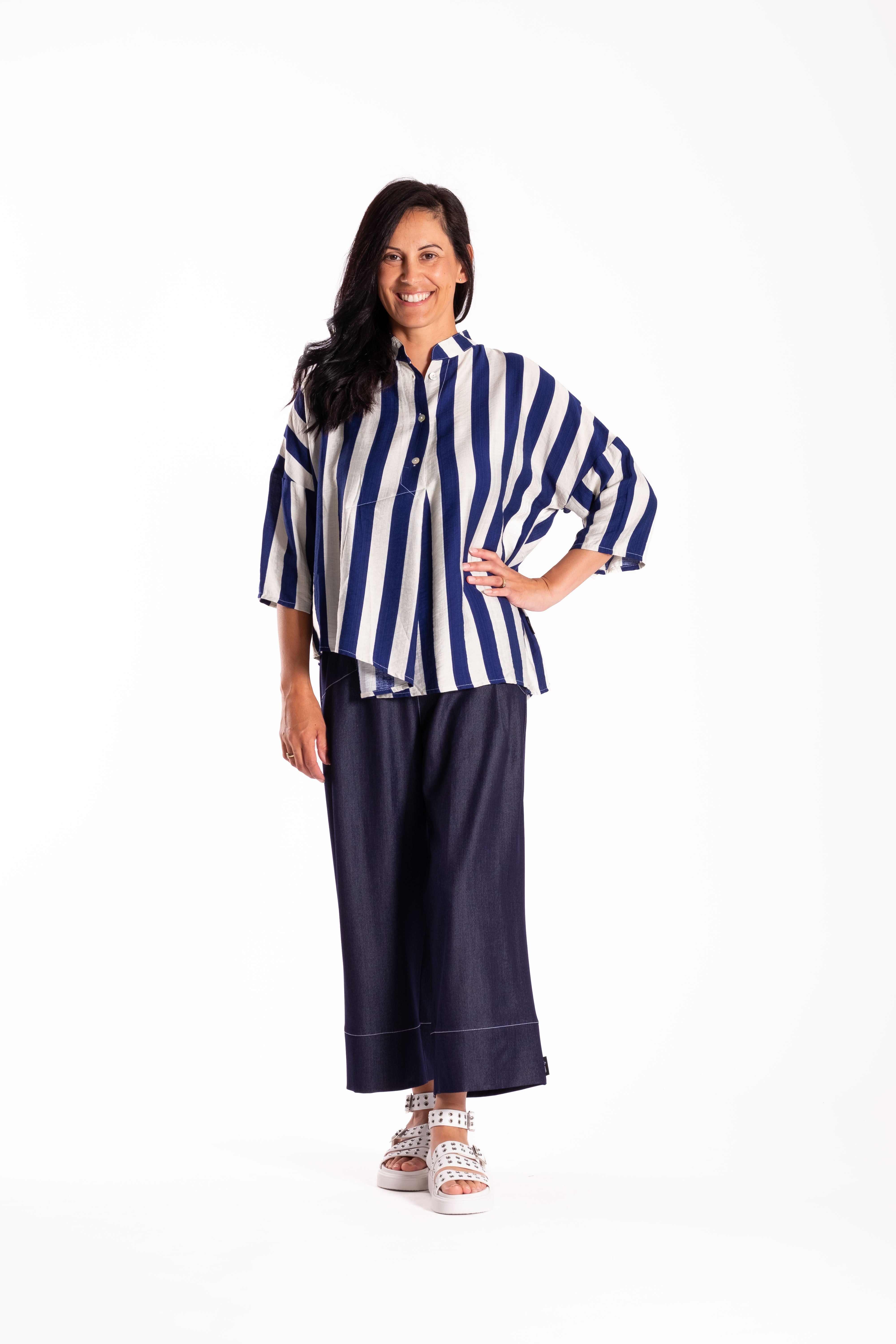 Phoenix Shirt Blue/White Stripe