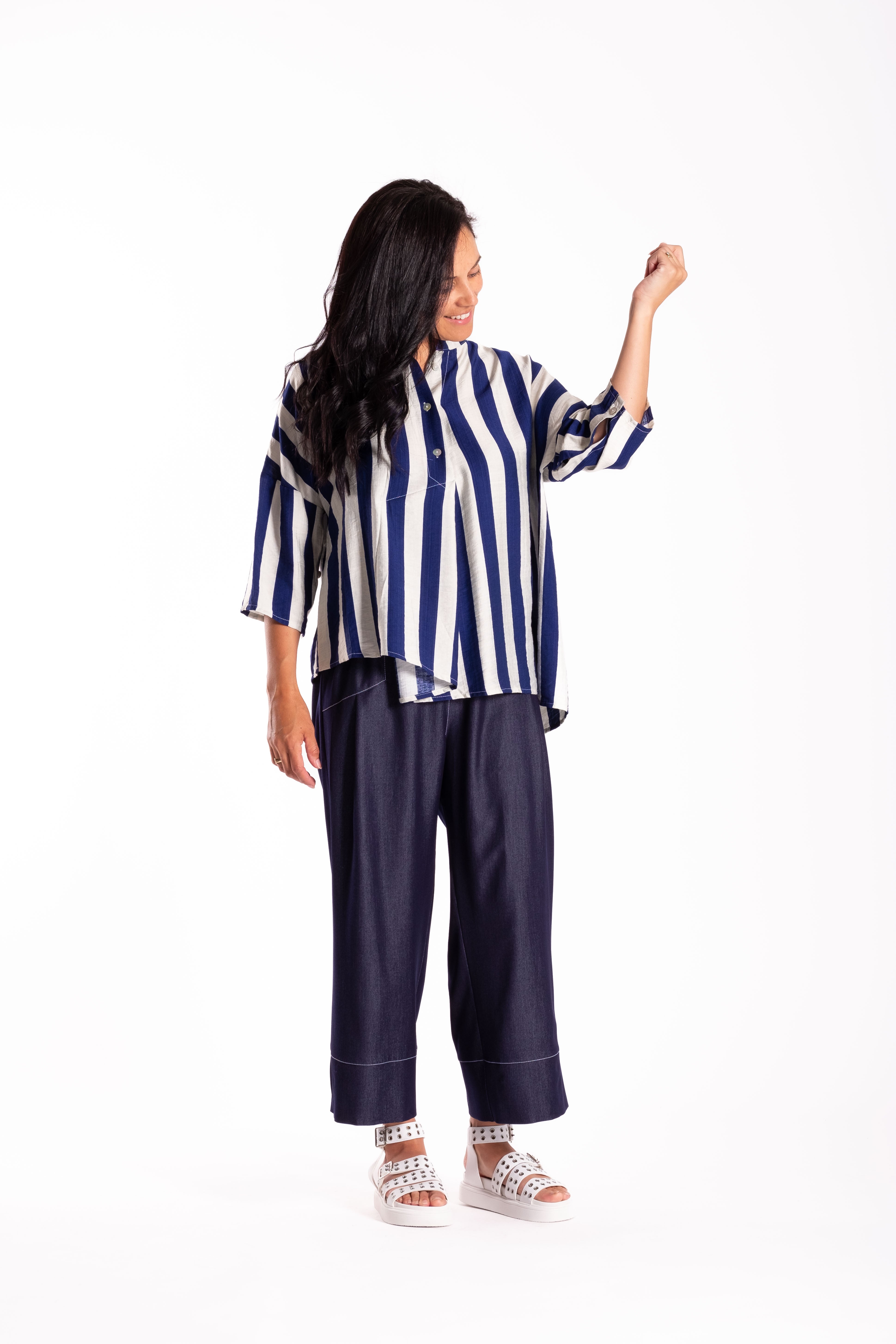 Phoenix Shirt Blue/White Stripe