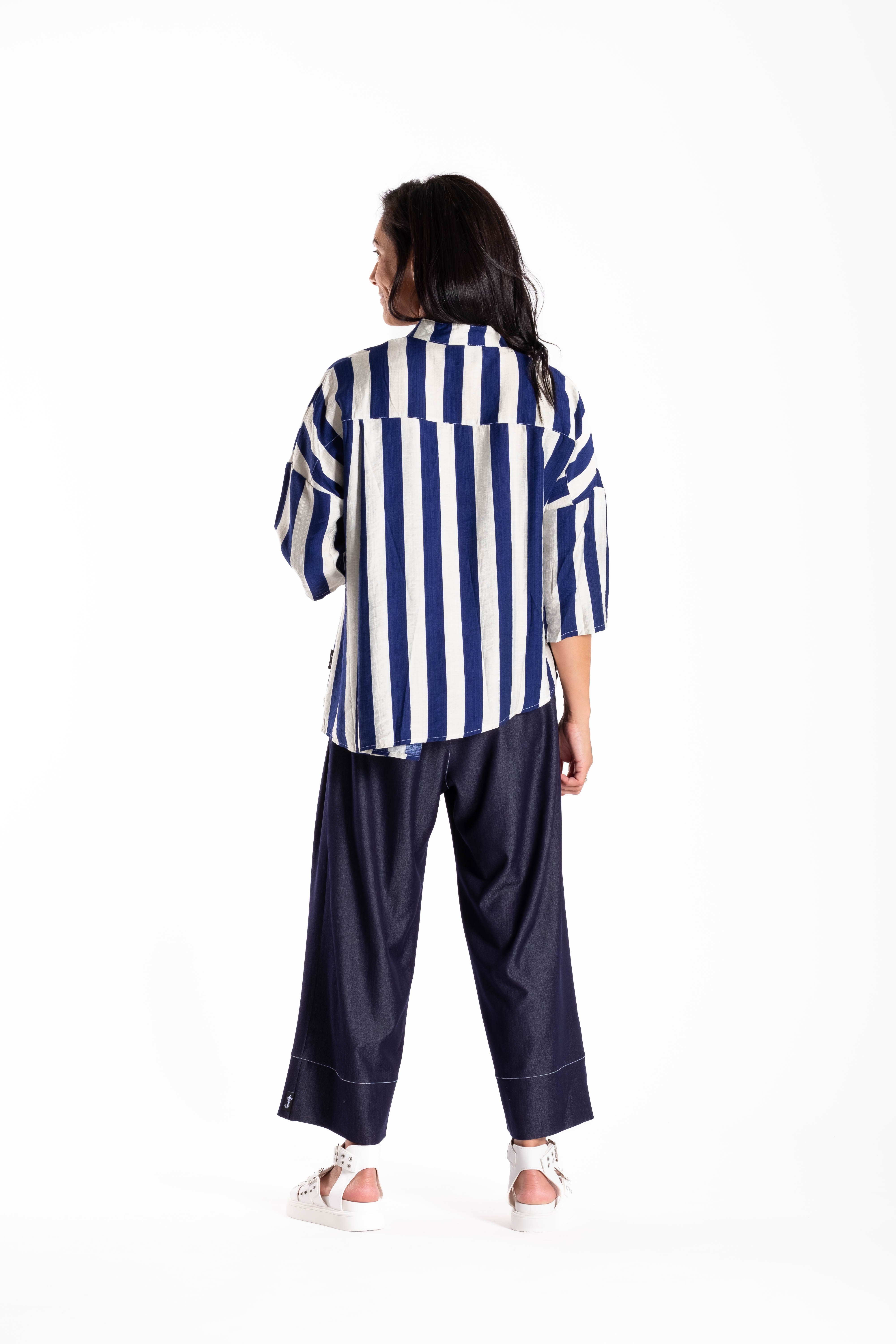 Phoenix Shirt Blue/White Stripe