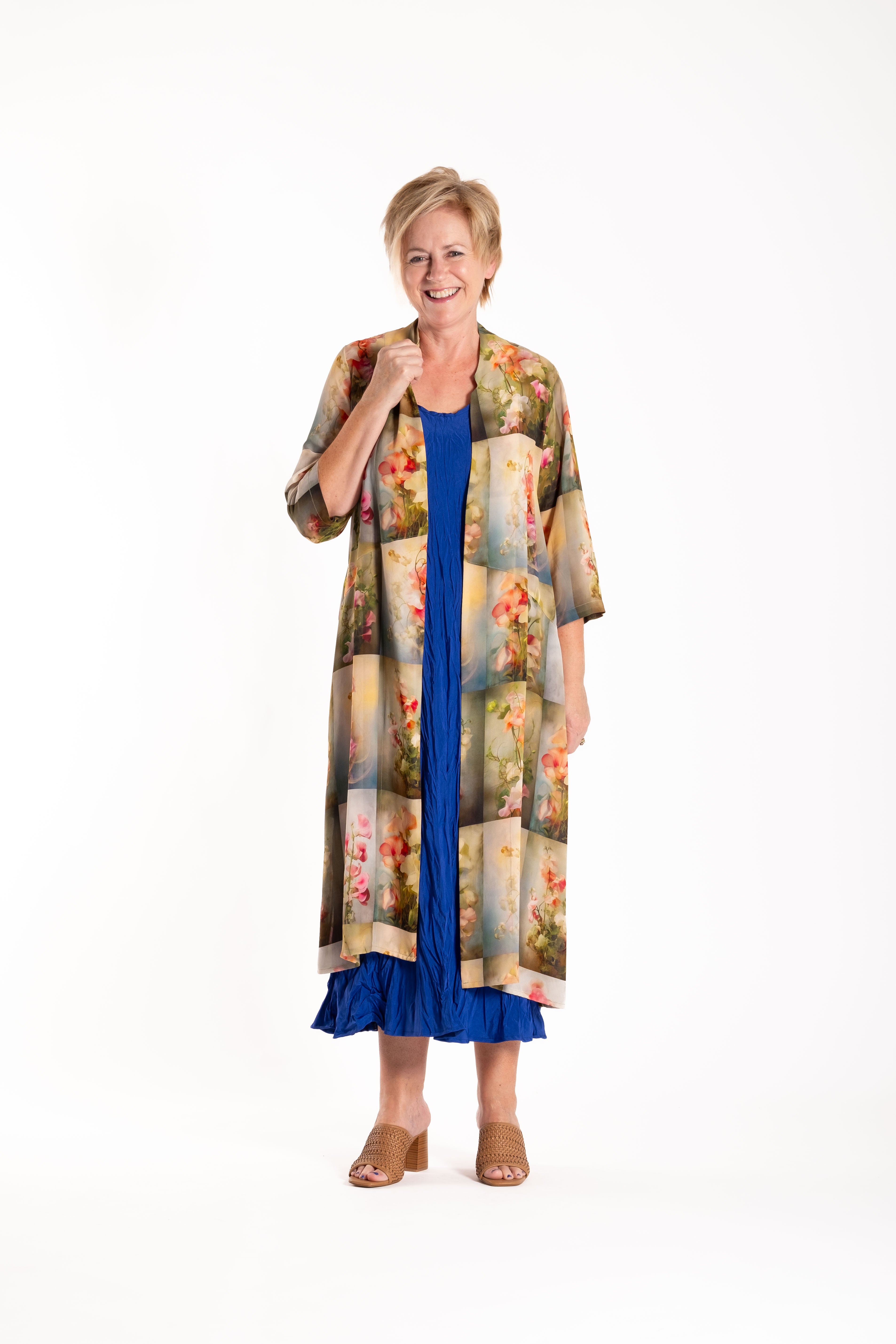 Duster Coat Sweet Pea