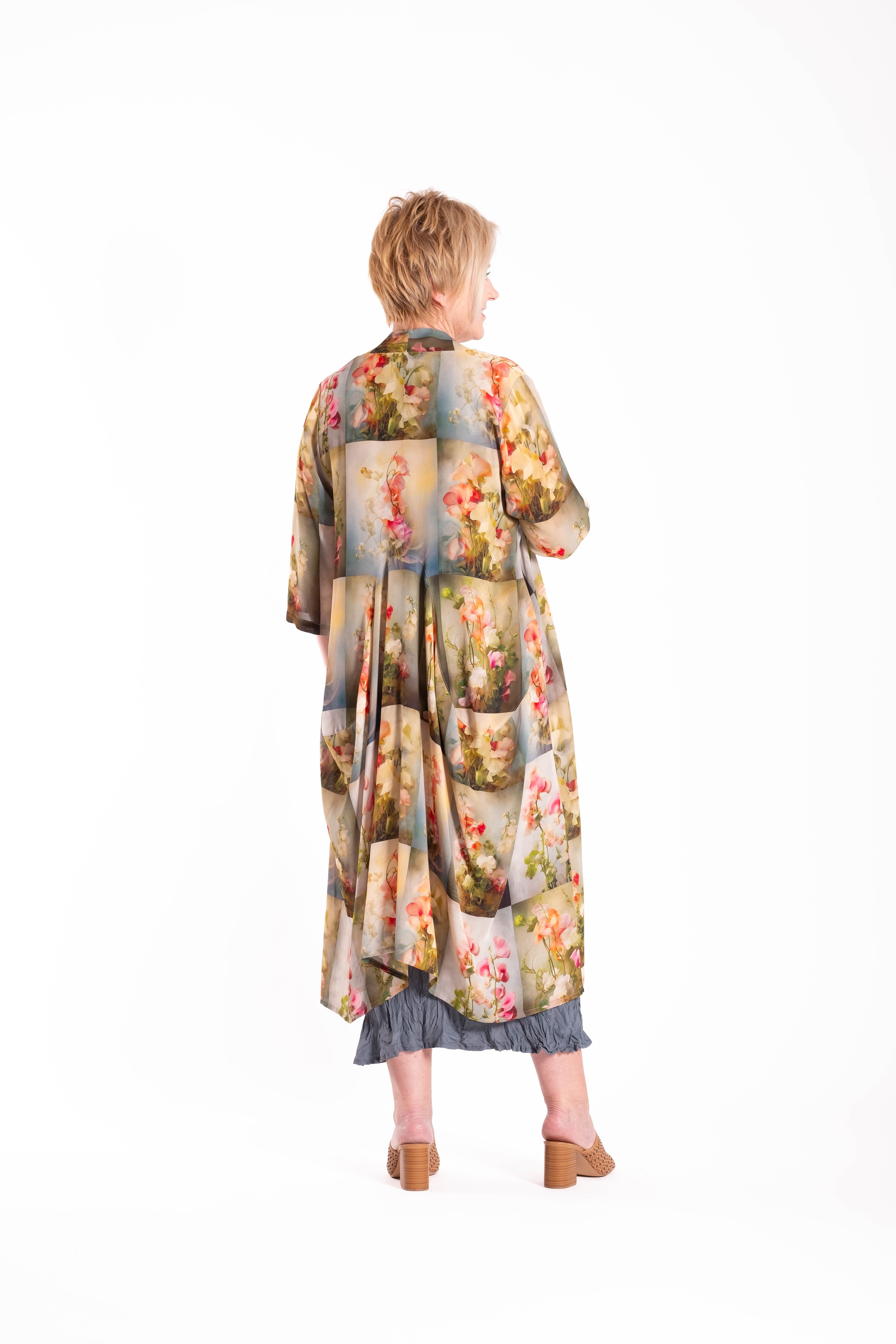 Duster Coat Sweet Pea