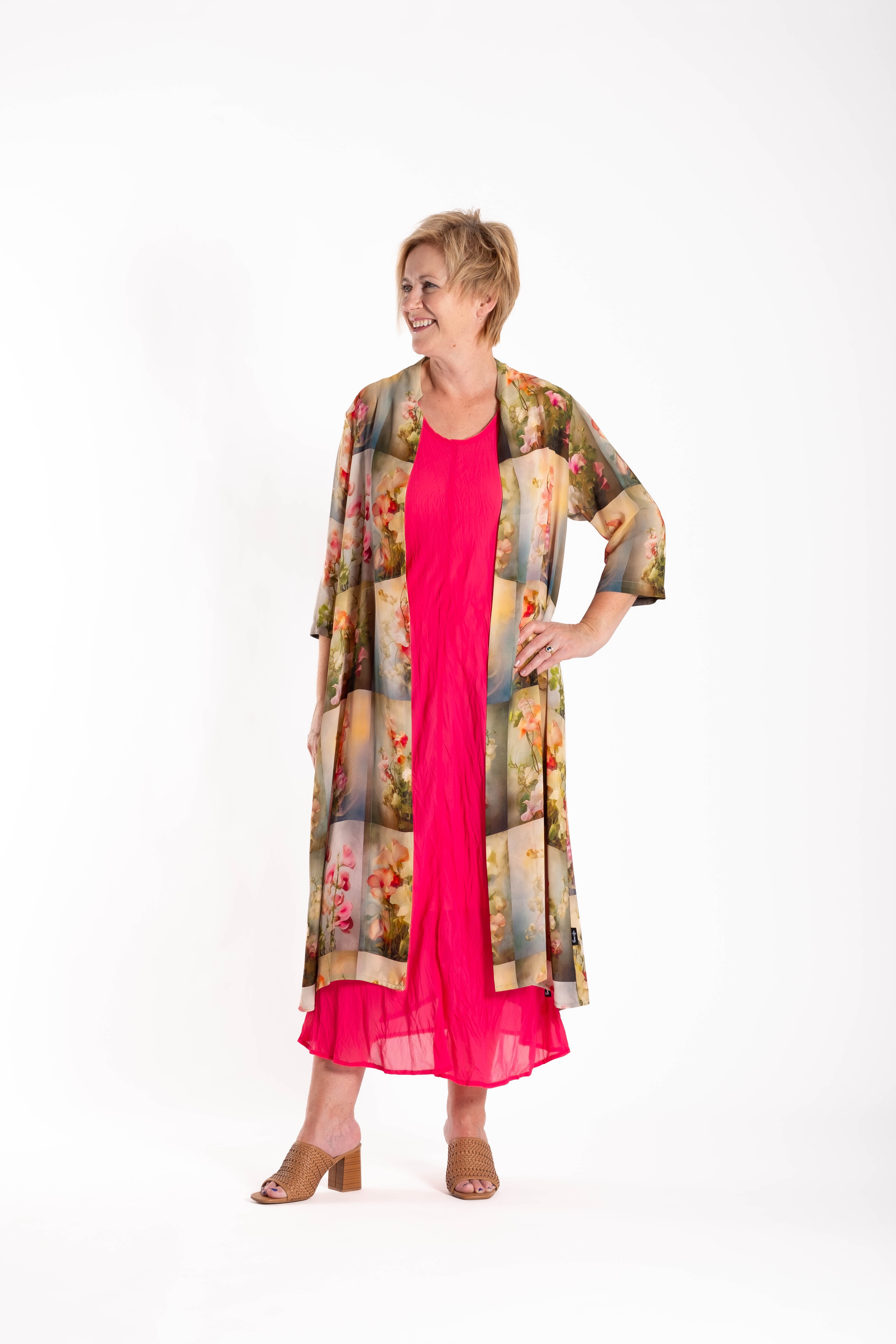 Duster Coat Sweet Pea