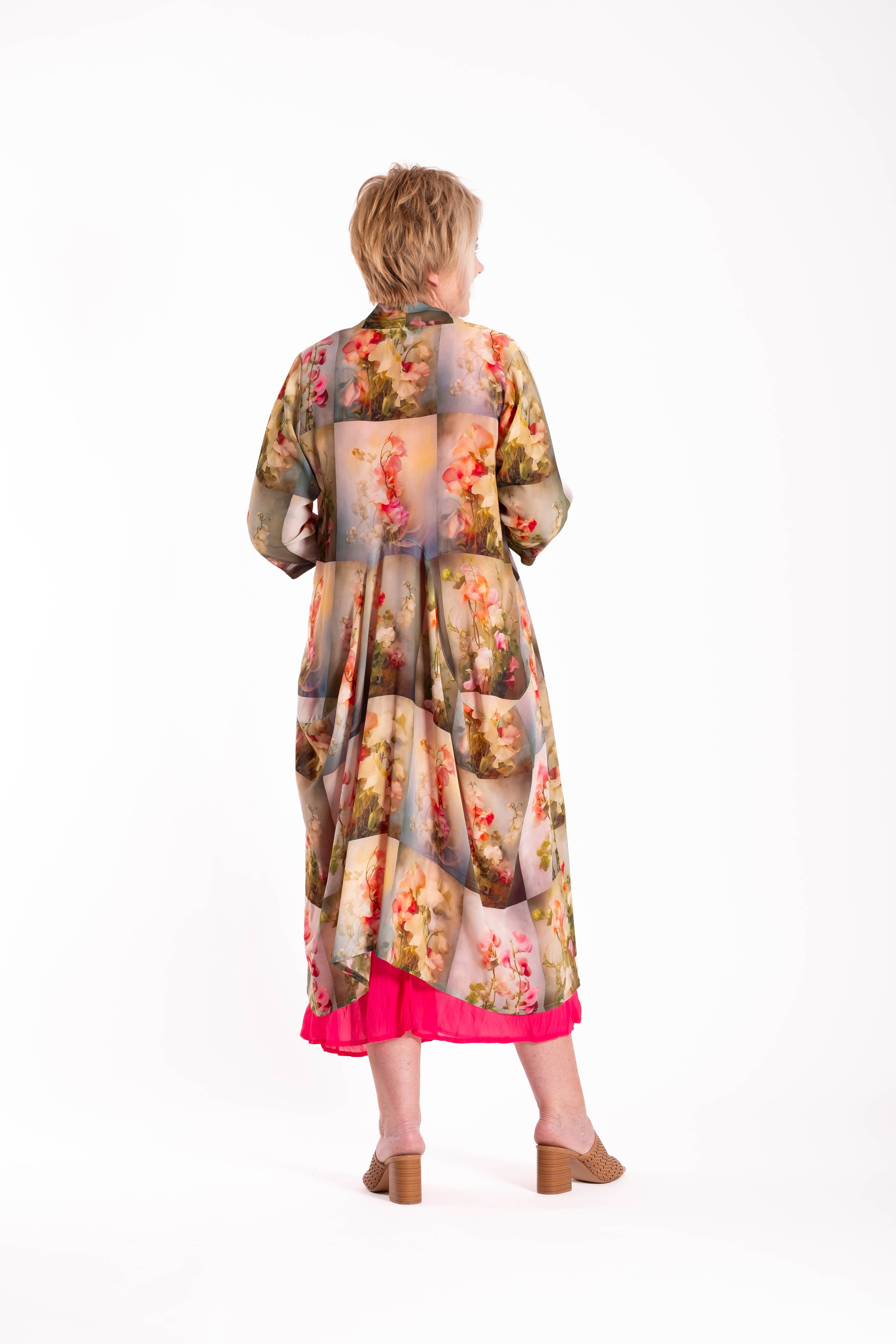 Duster Coat Sweet Pea