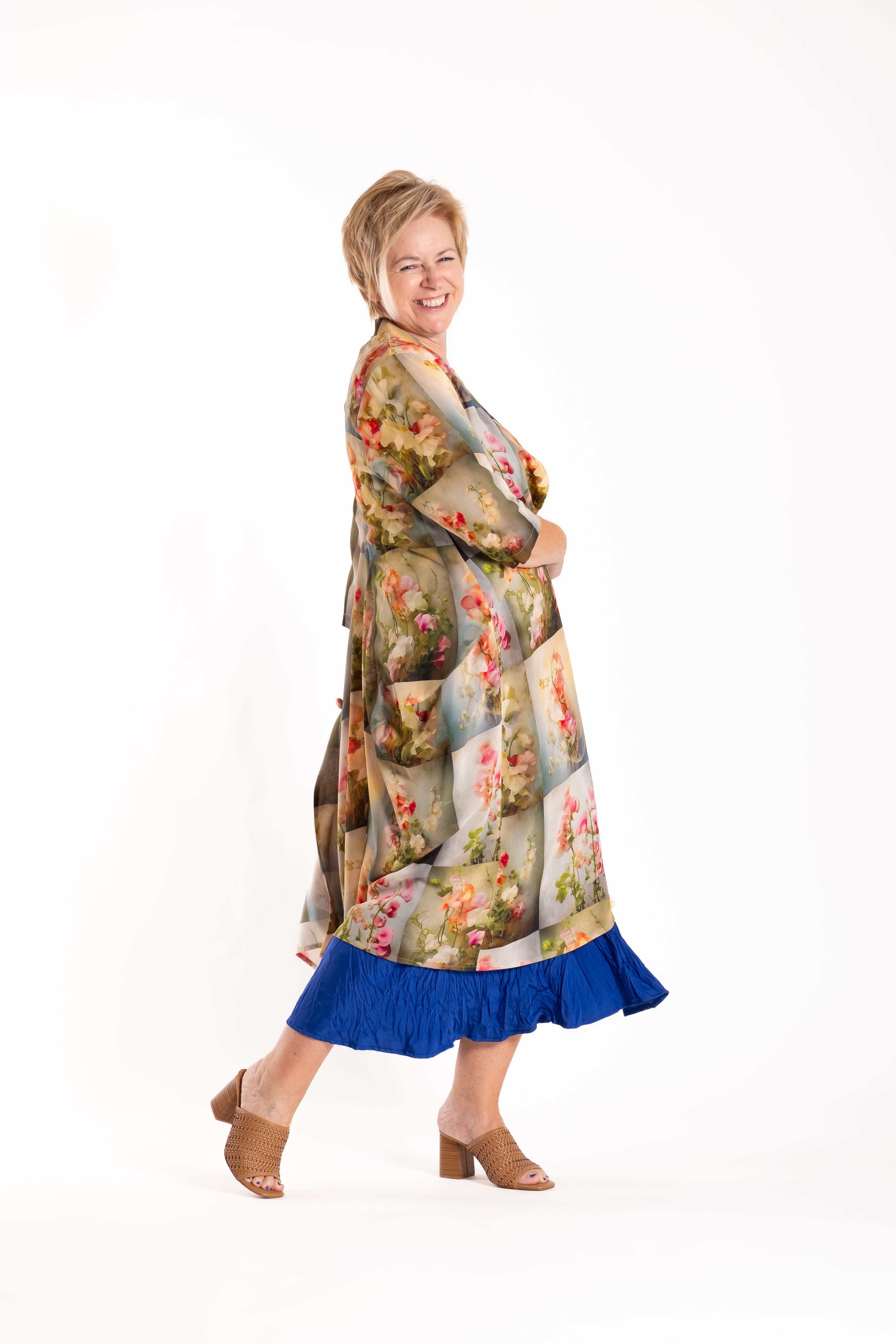 Duster Coat Sweet Pea