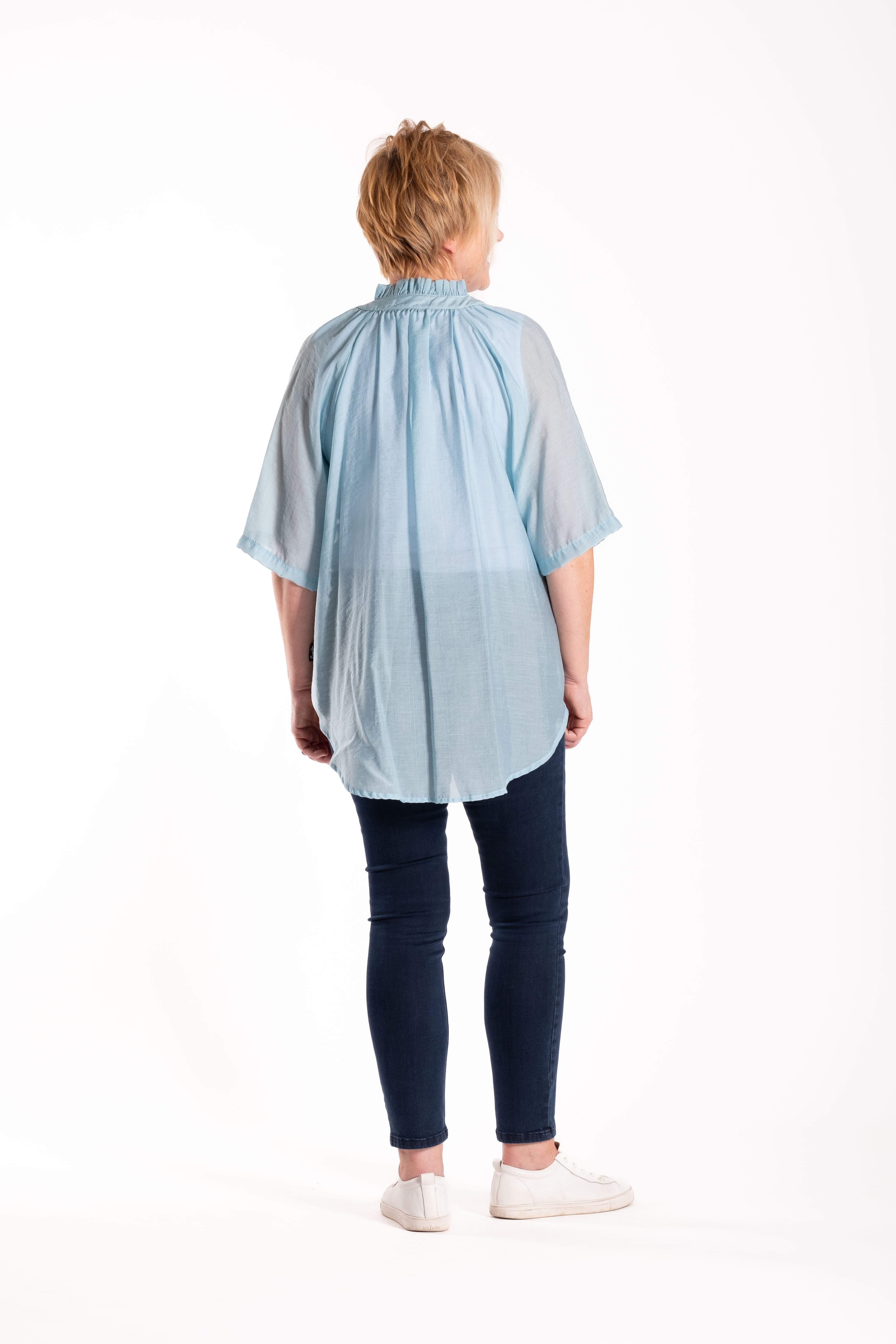Delight Blouse Powder Blue