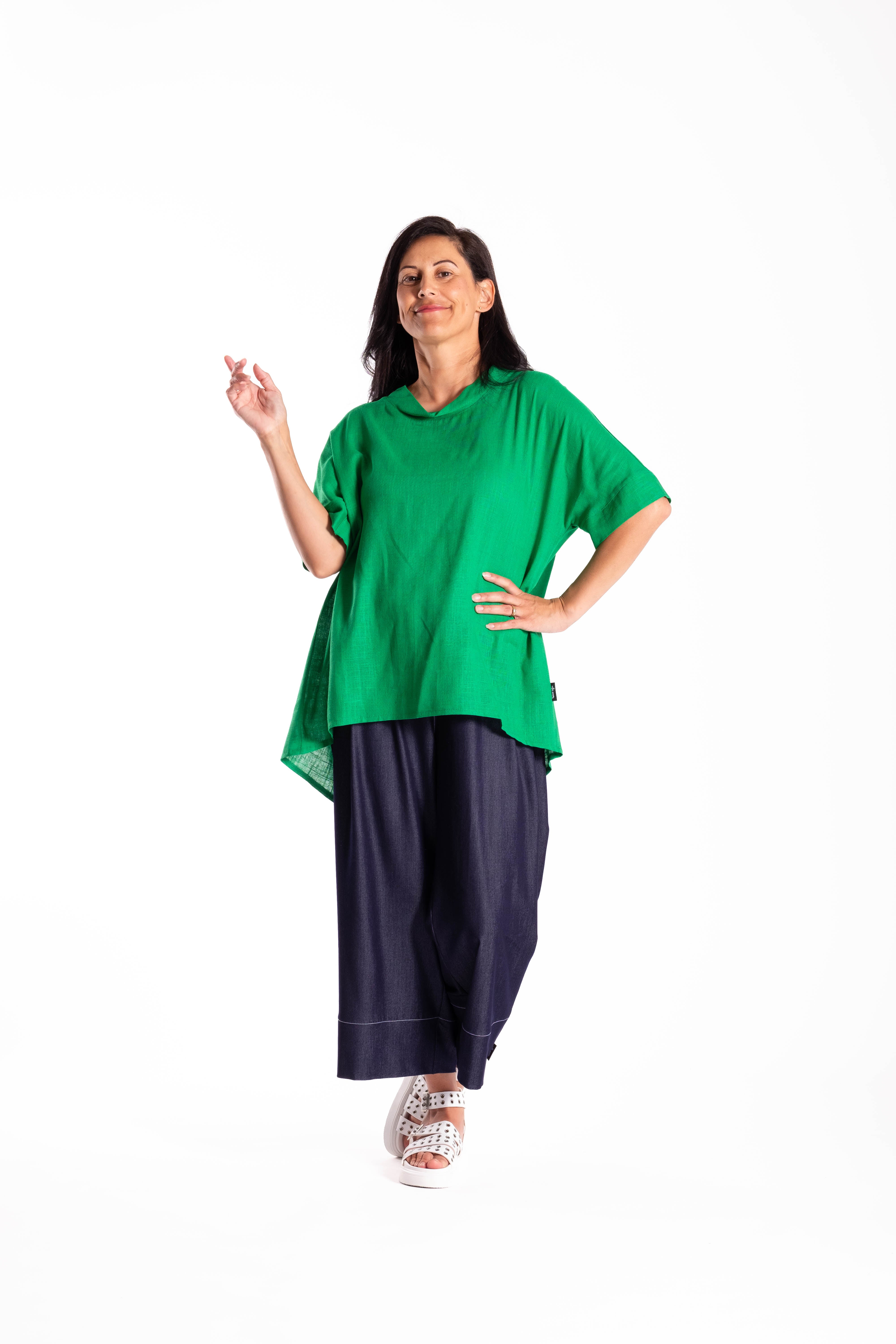 Kelly Top Apple Green