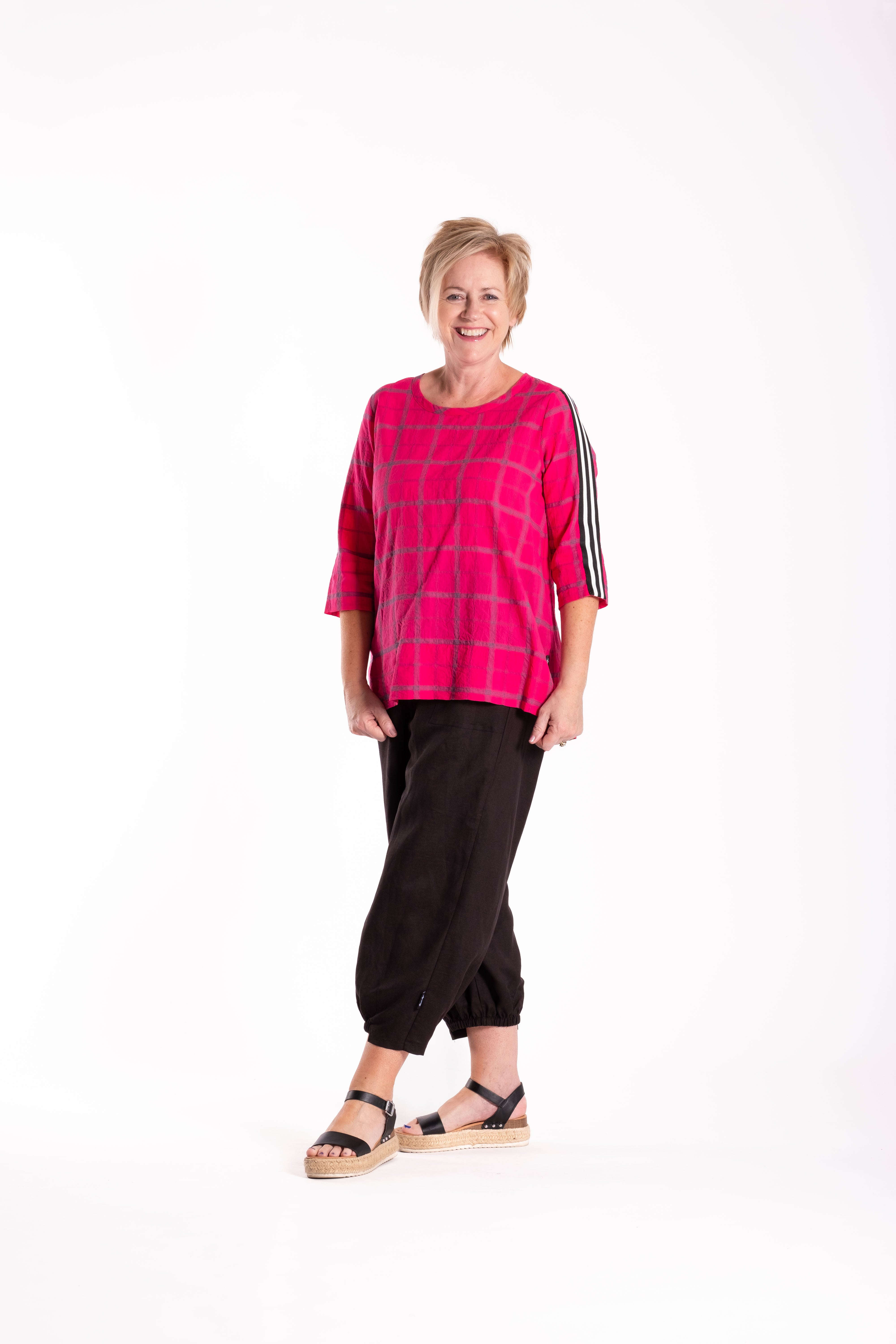 Stitch Pants Black