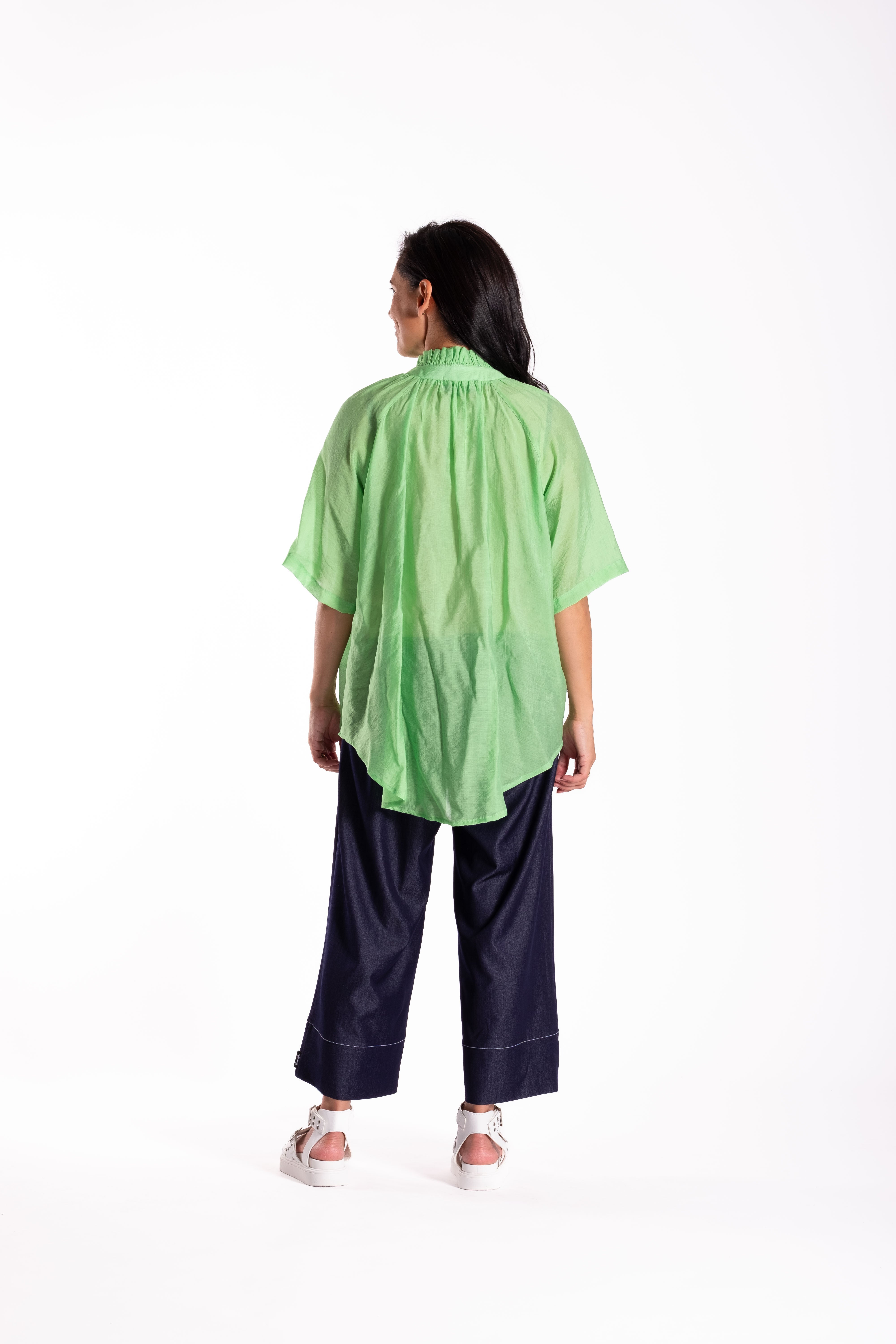 Delight Blouse Lime Green