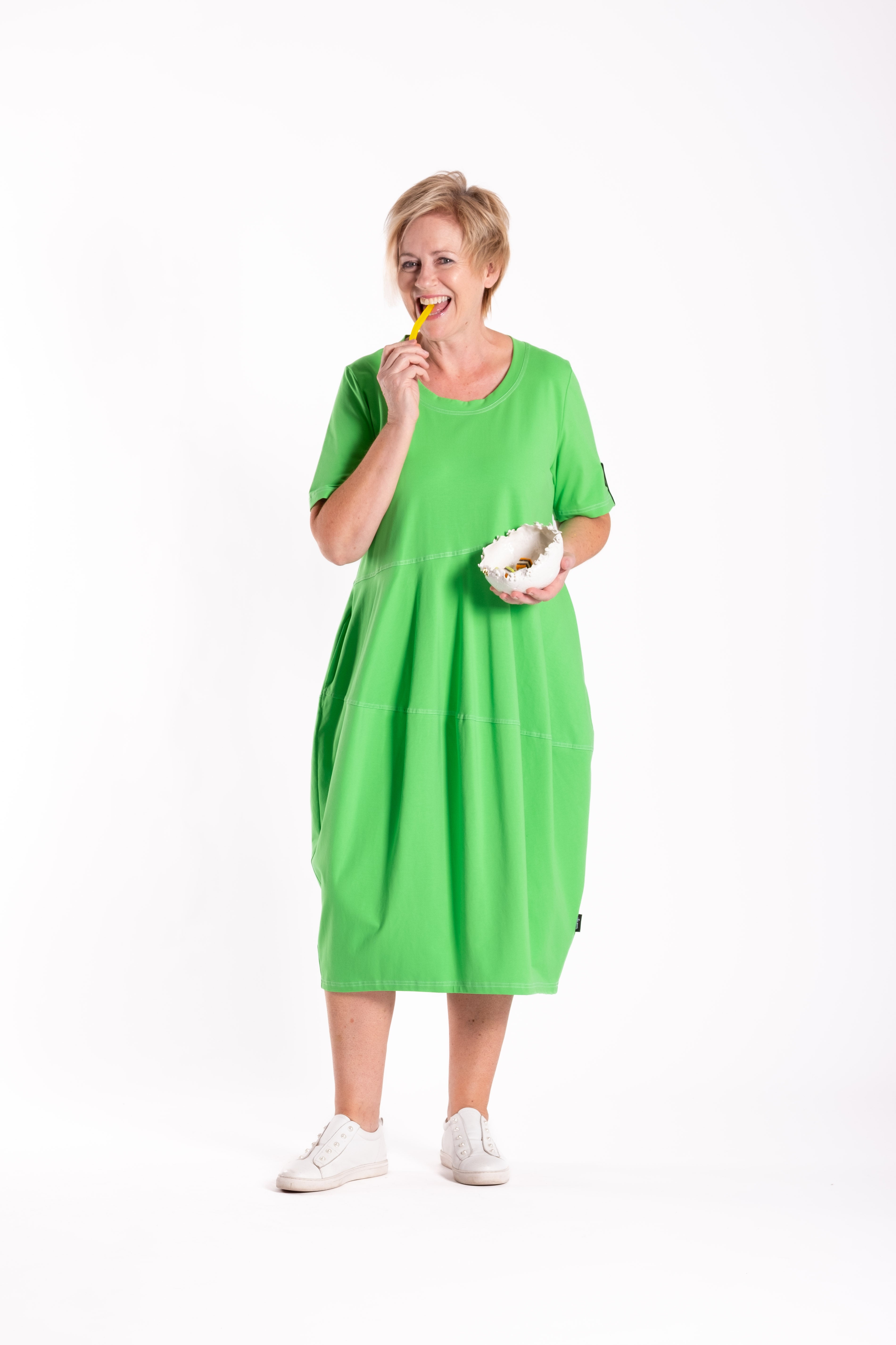 Chelsie Dress Granny Smith