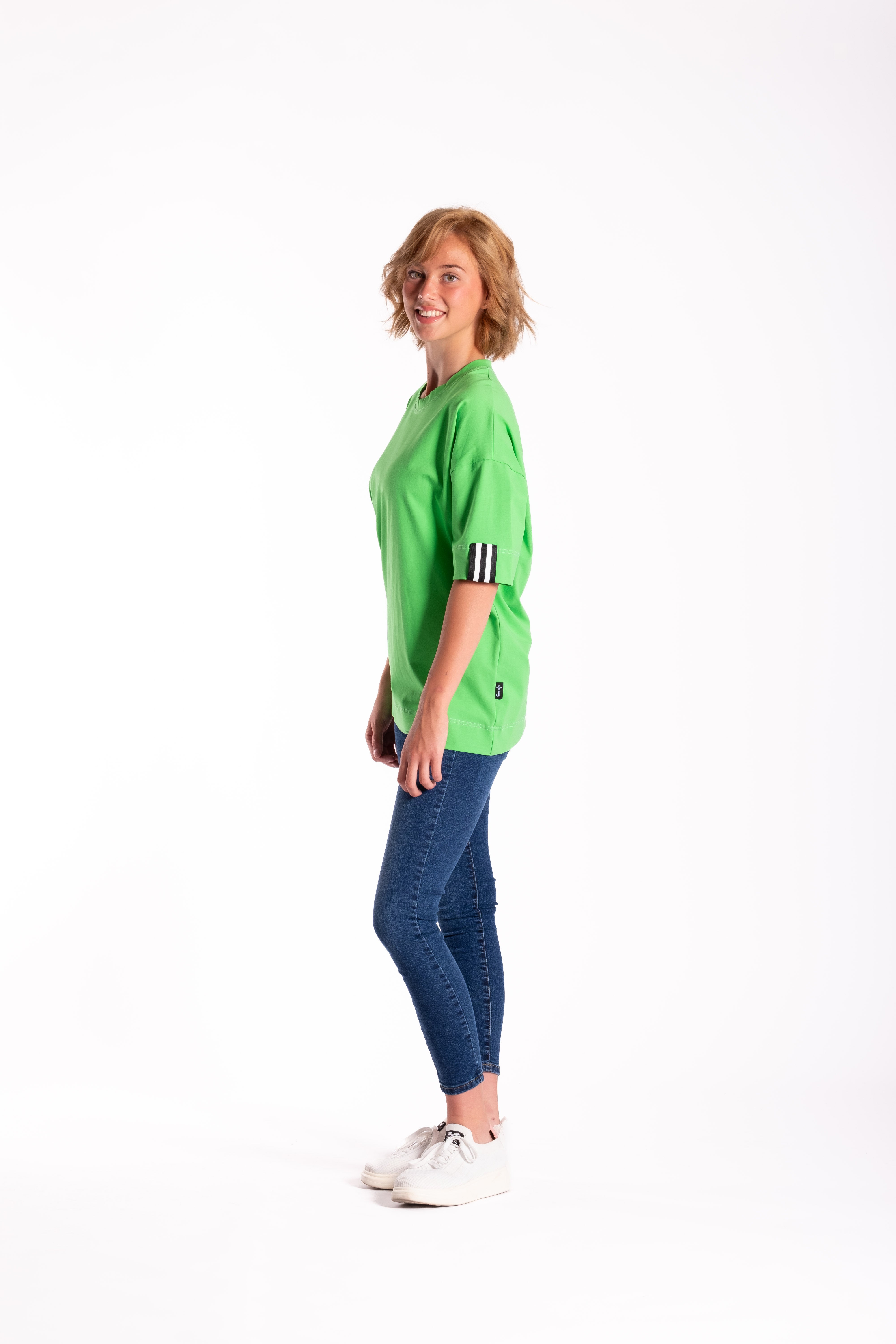 Jellicoe Box Tee Granny Smith