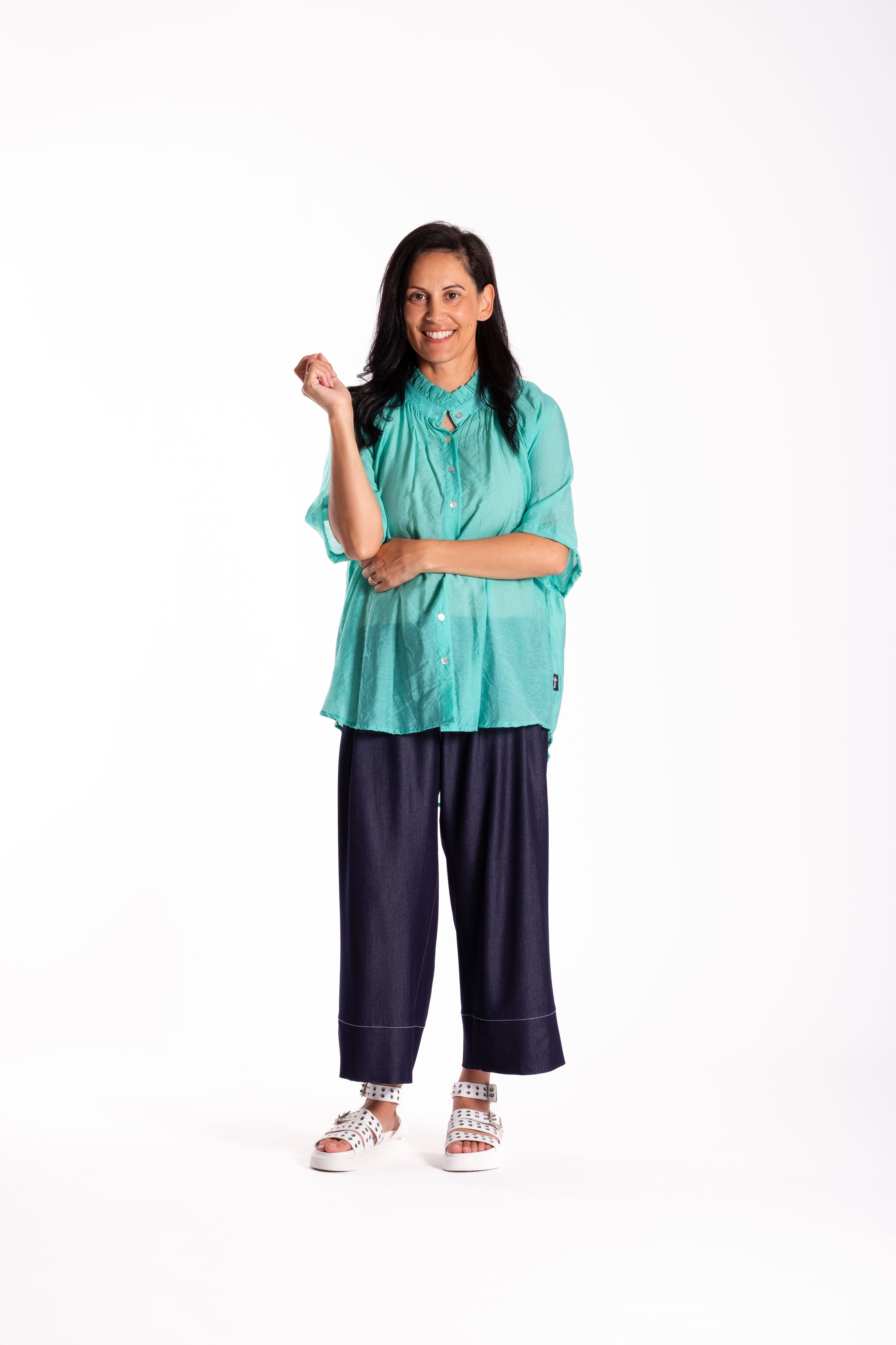 Delight Blouse Seafoam