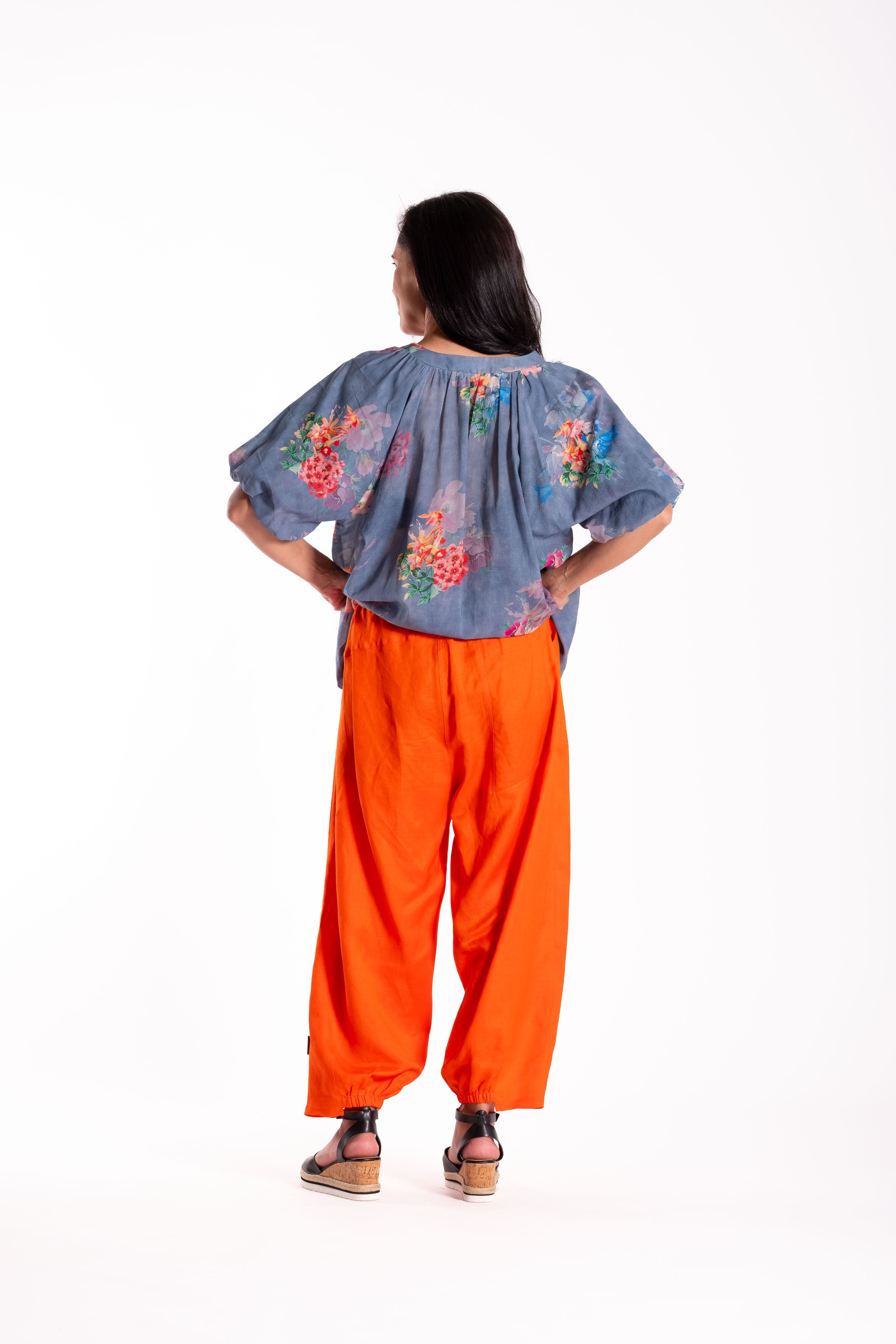 Stitch Pants Orange