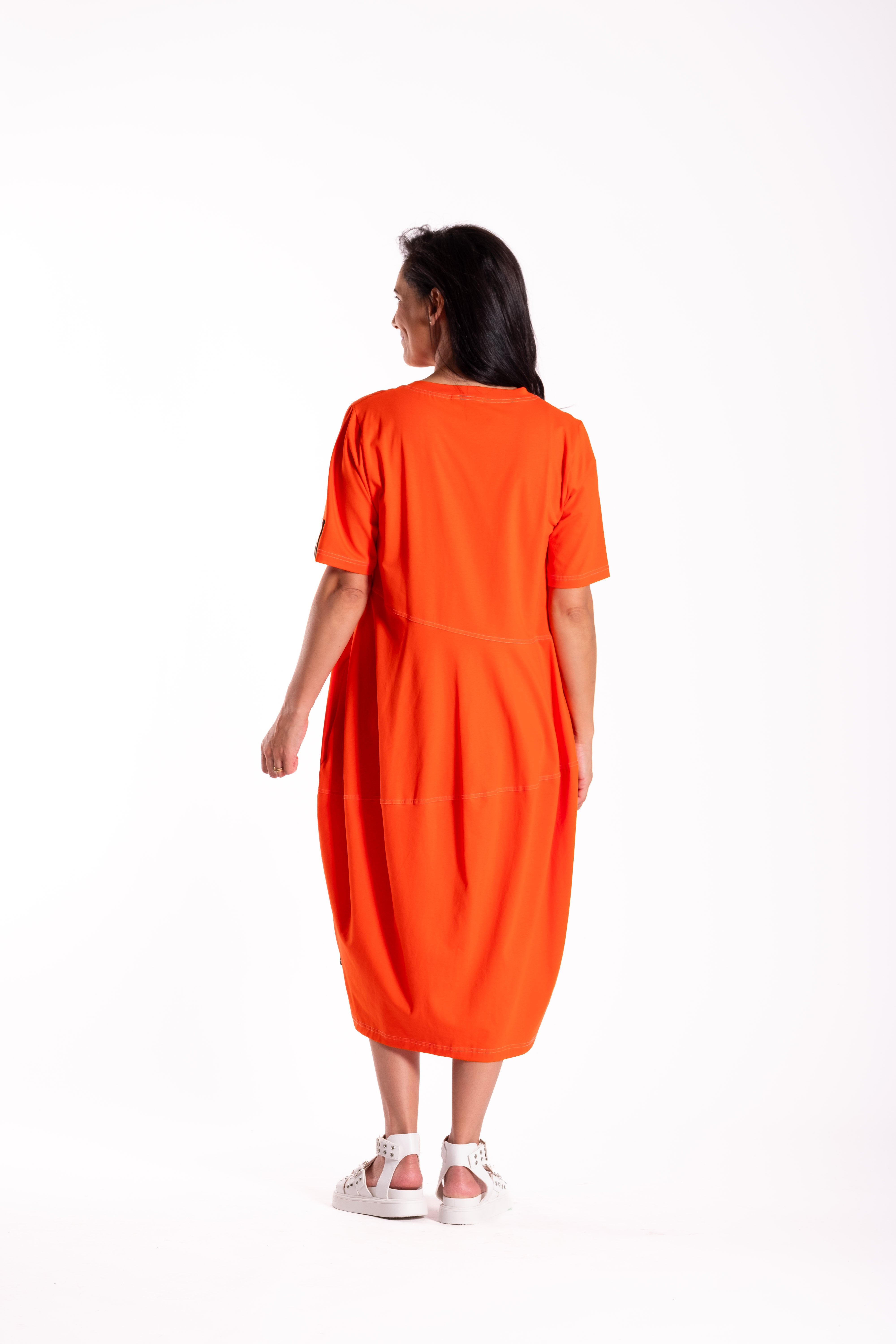 Chelsie Dress Orange
