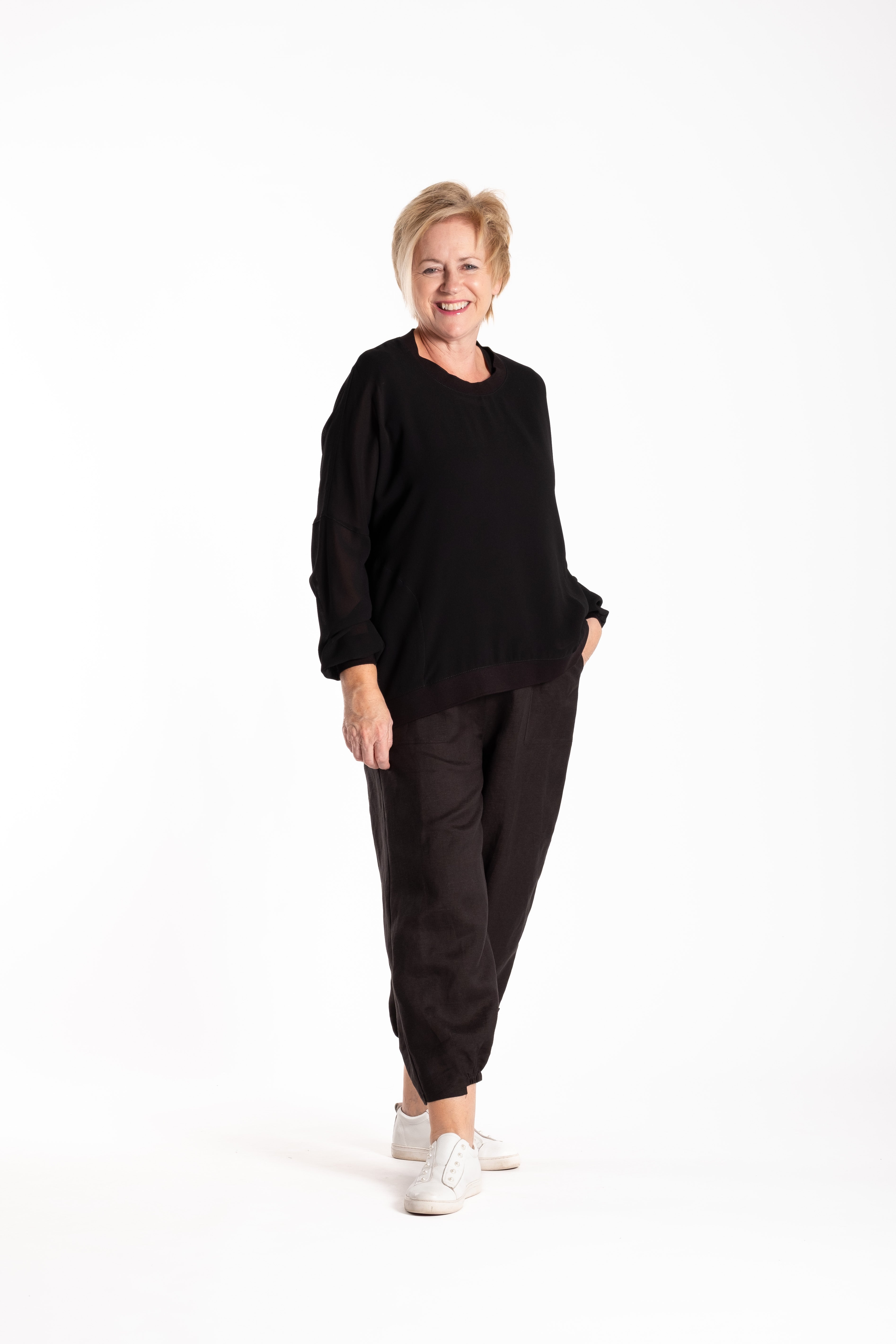 Sweatshirt Black Viscose