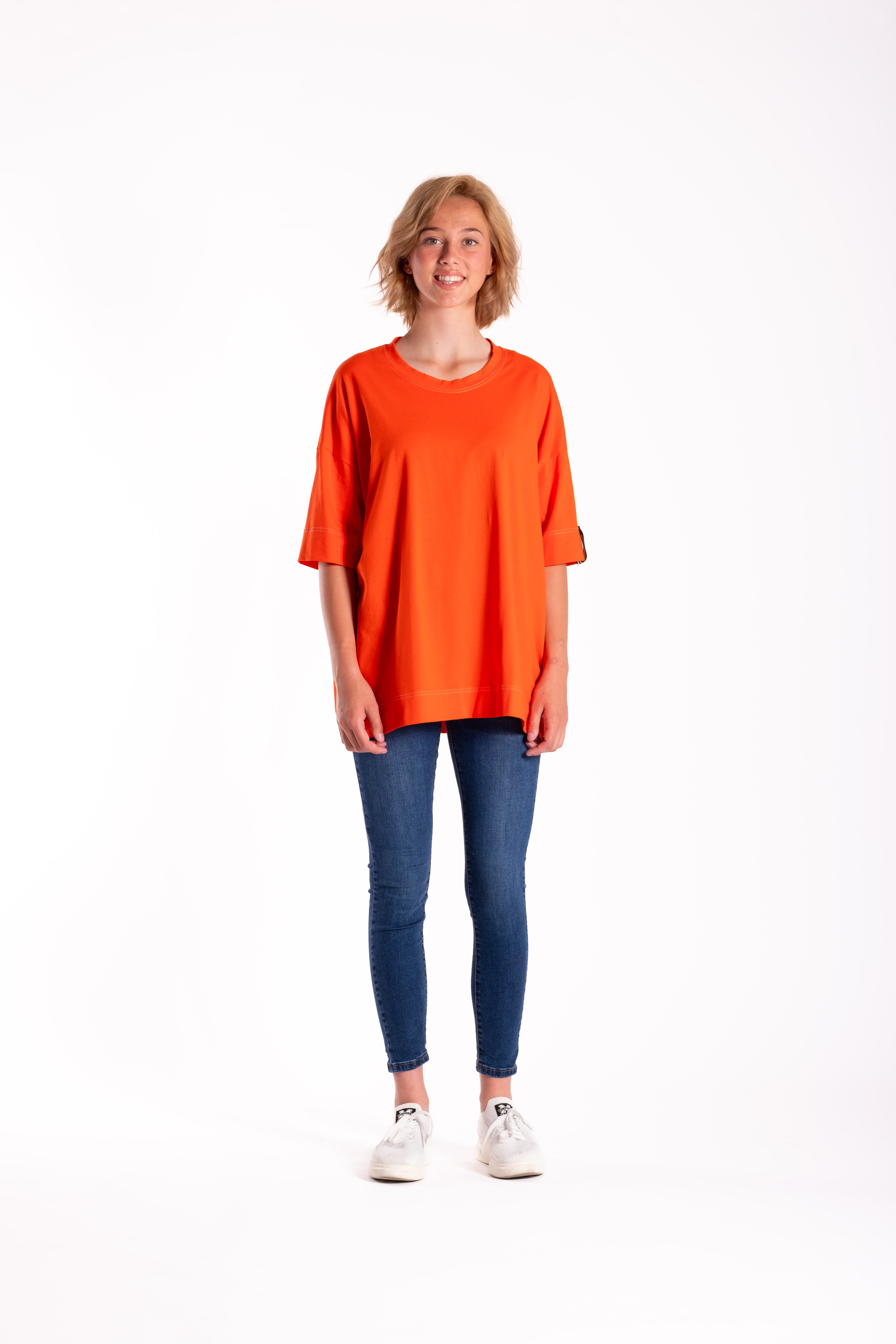 Jellicoe Box Tee Orange