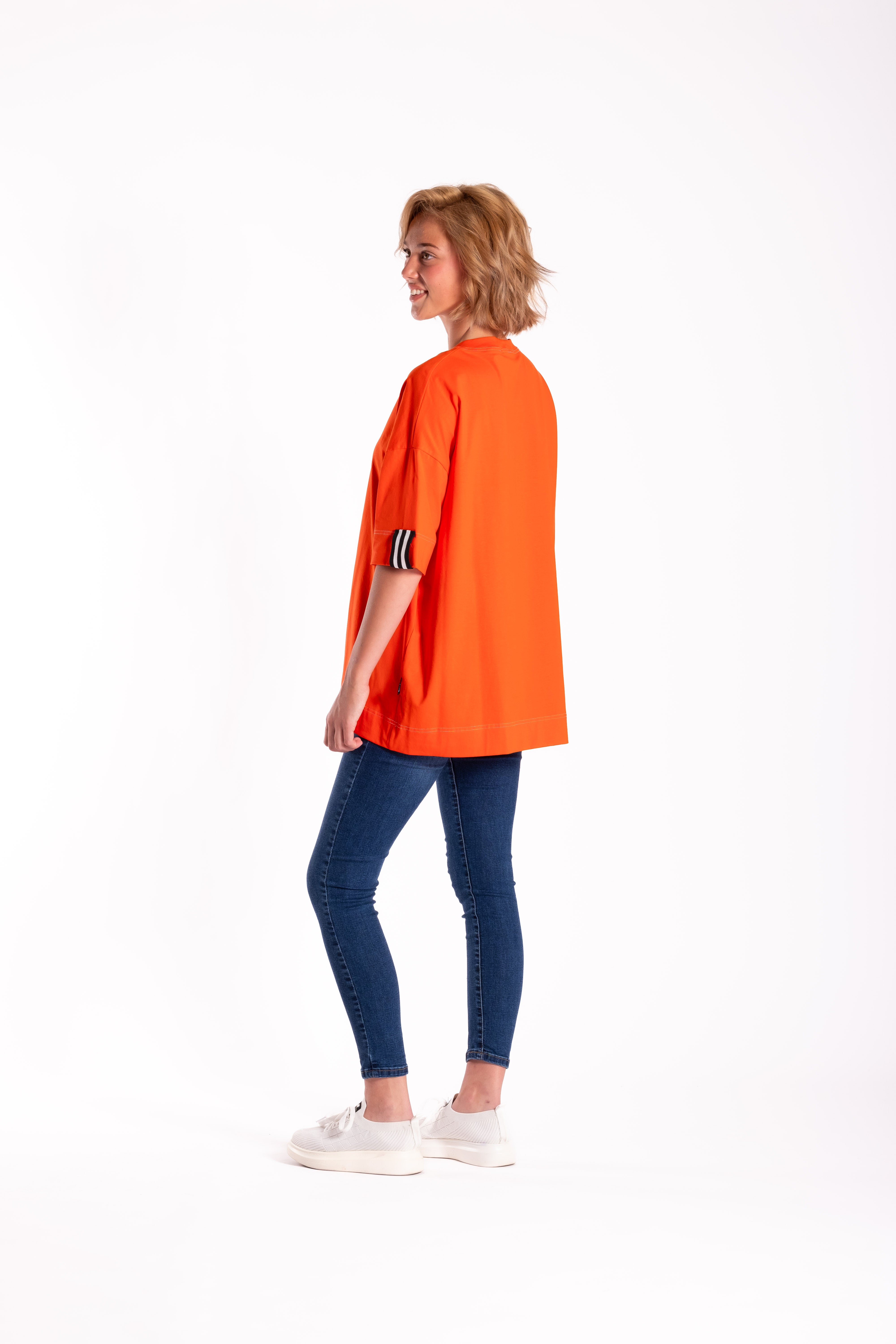 Jellicoe Box Tee Orange