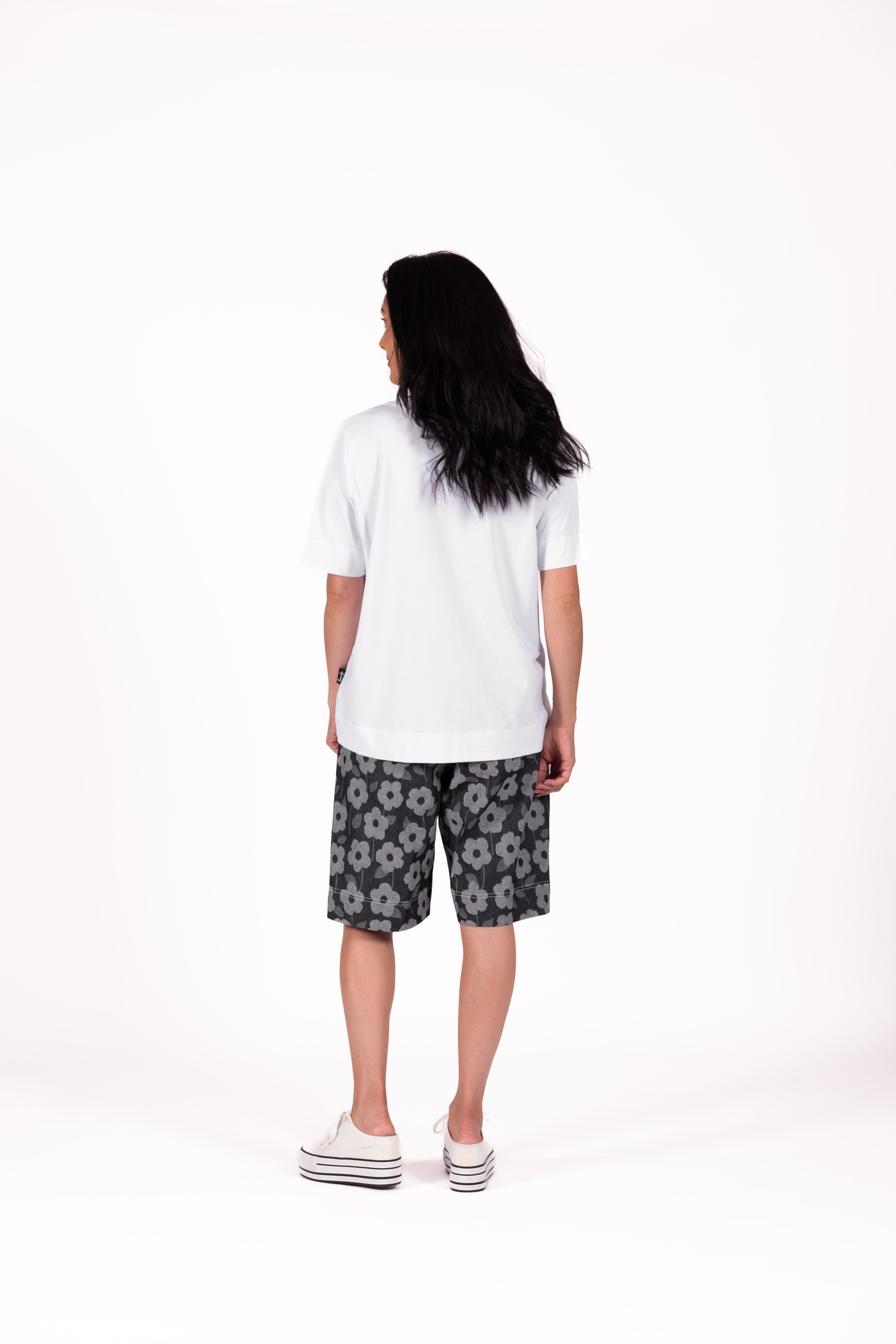 Alex Shorts Denim Daisy