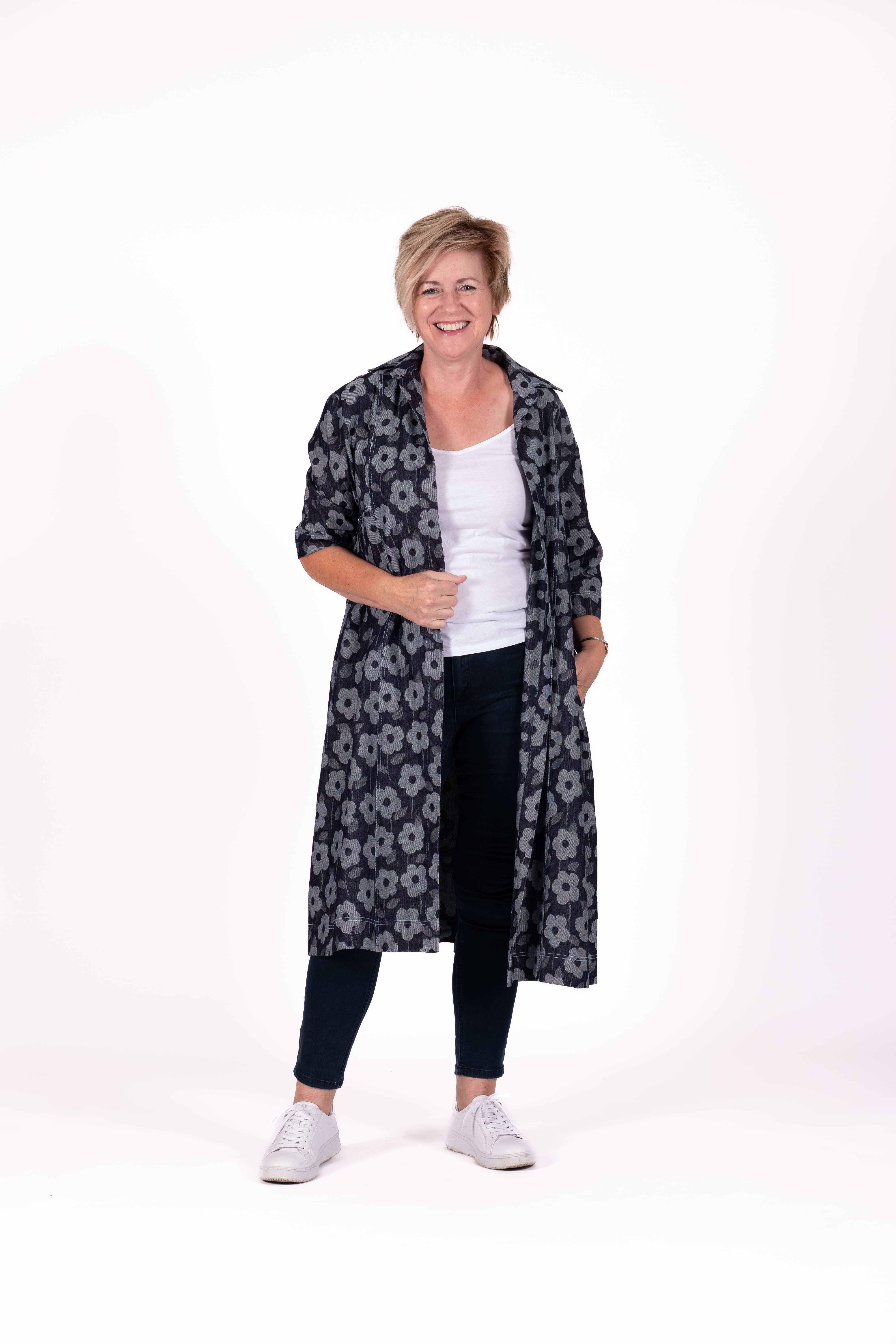 Truffle Coat Denim Daisy
