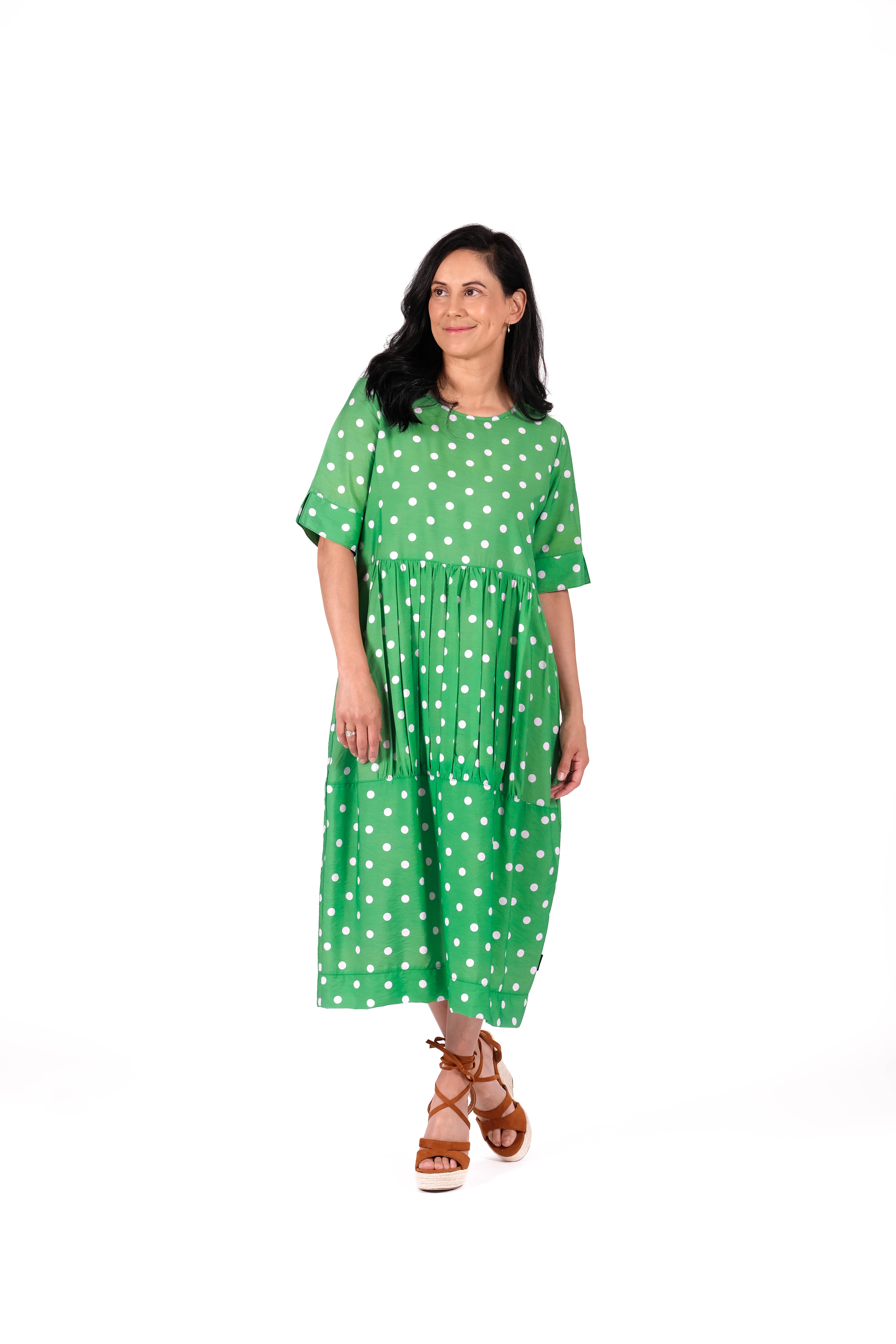 Jordan Dress Green Tea Confetti