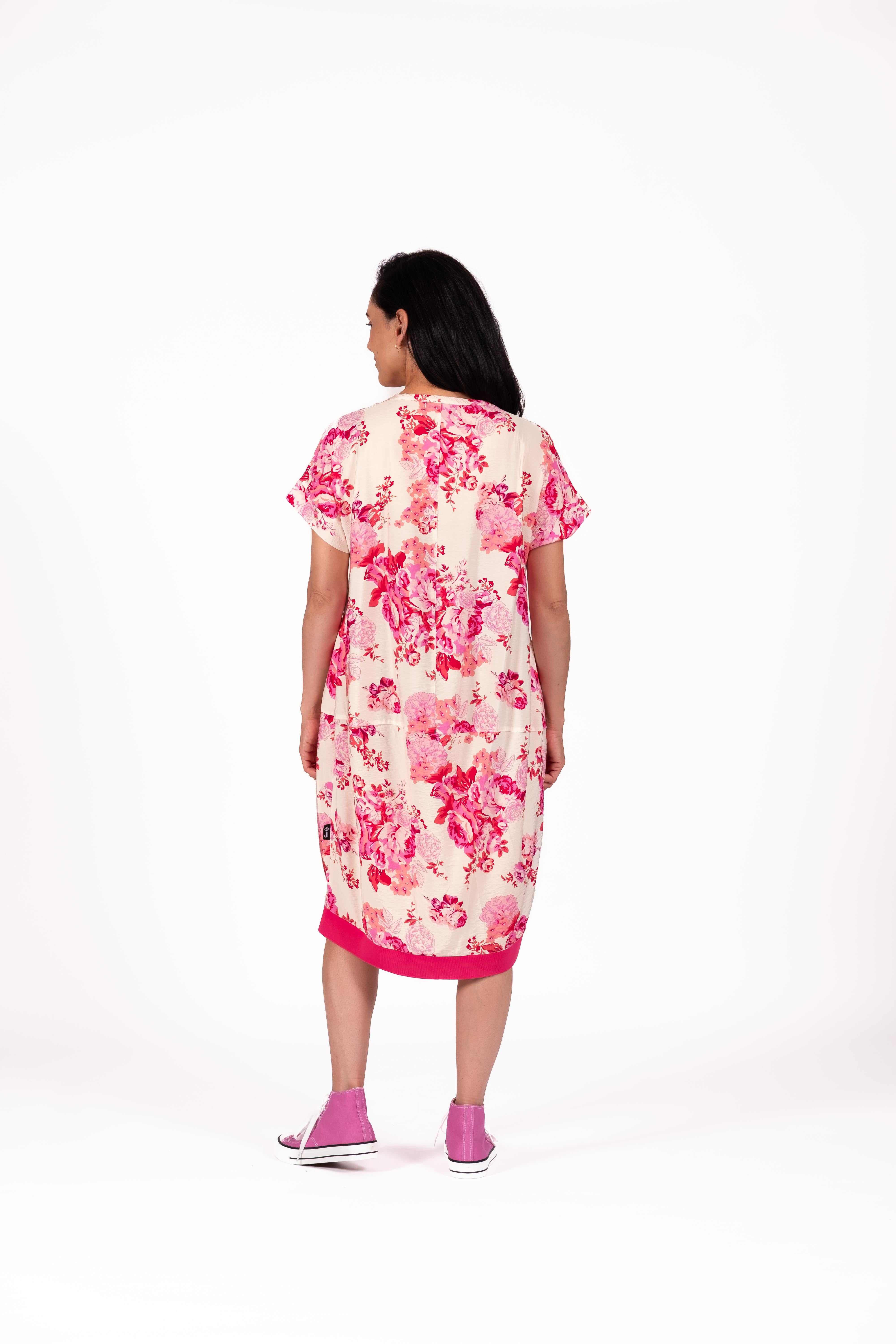 Skyla Dress Floral Crush Pink