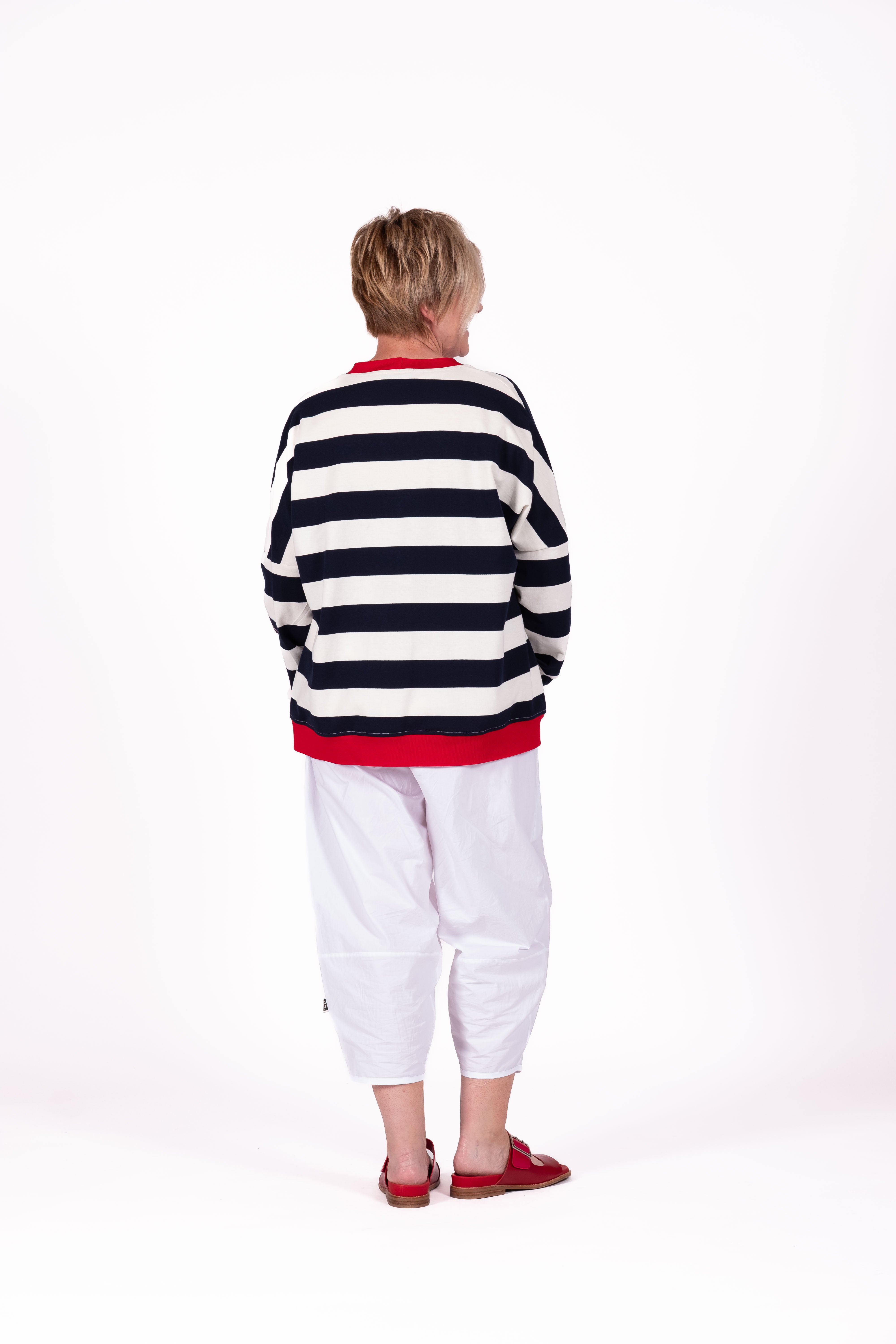 Sweatshirt Navy Stripe