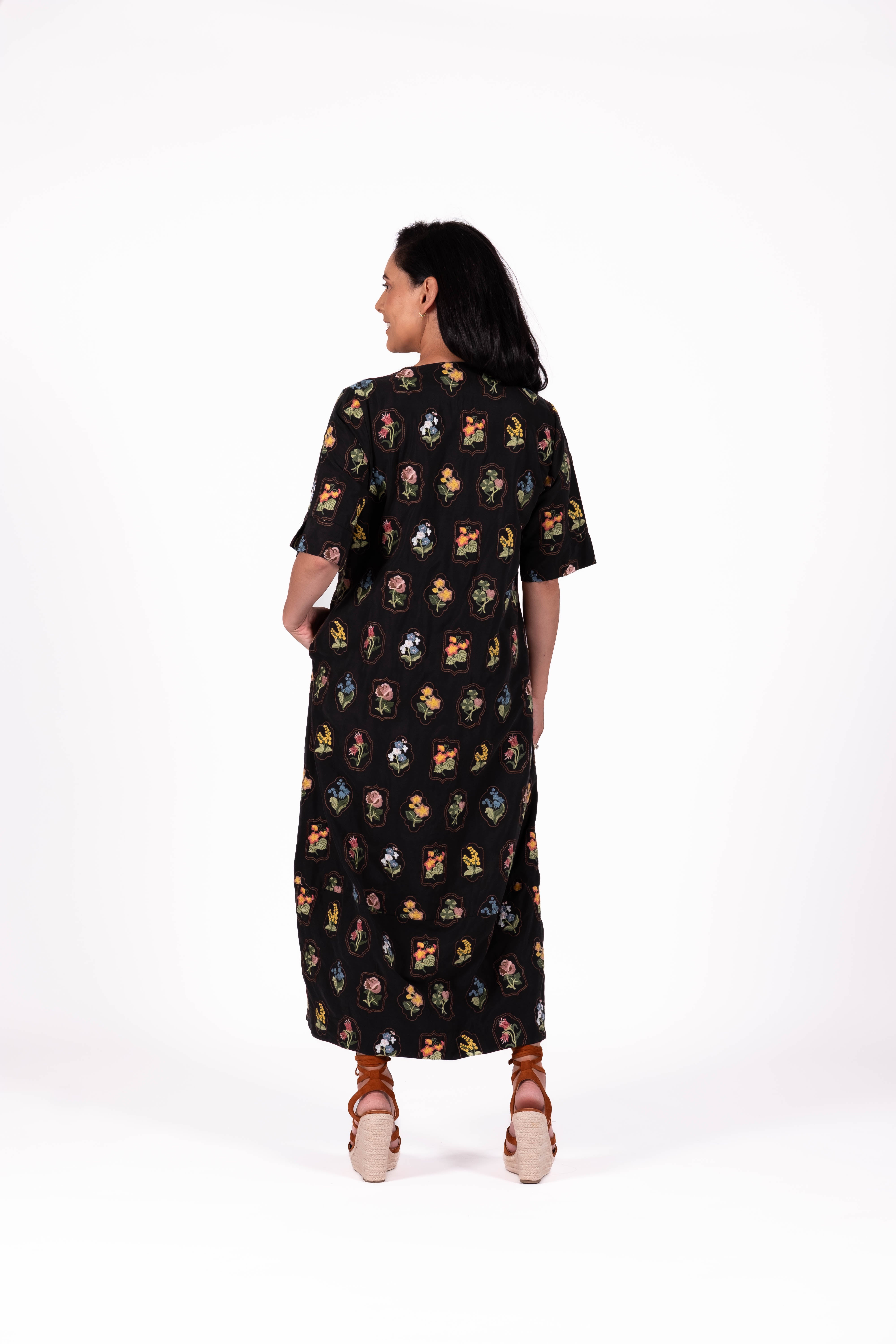 Coco Dress Garden Medallion