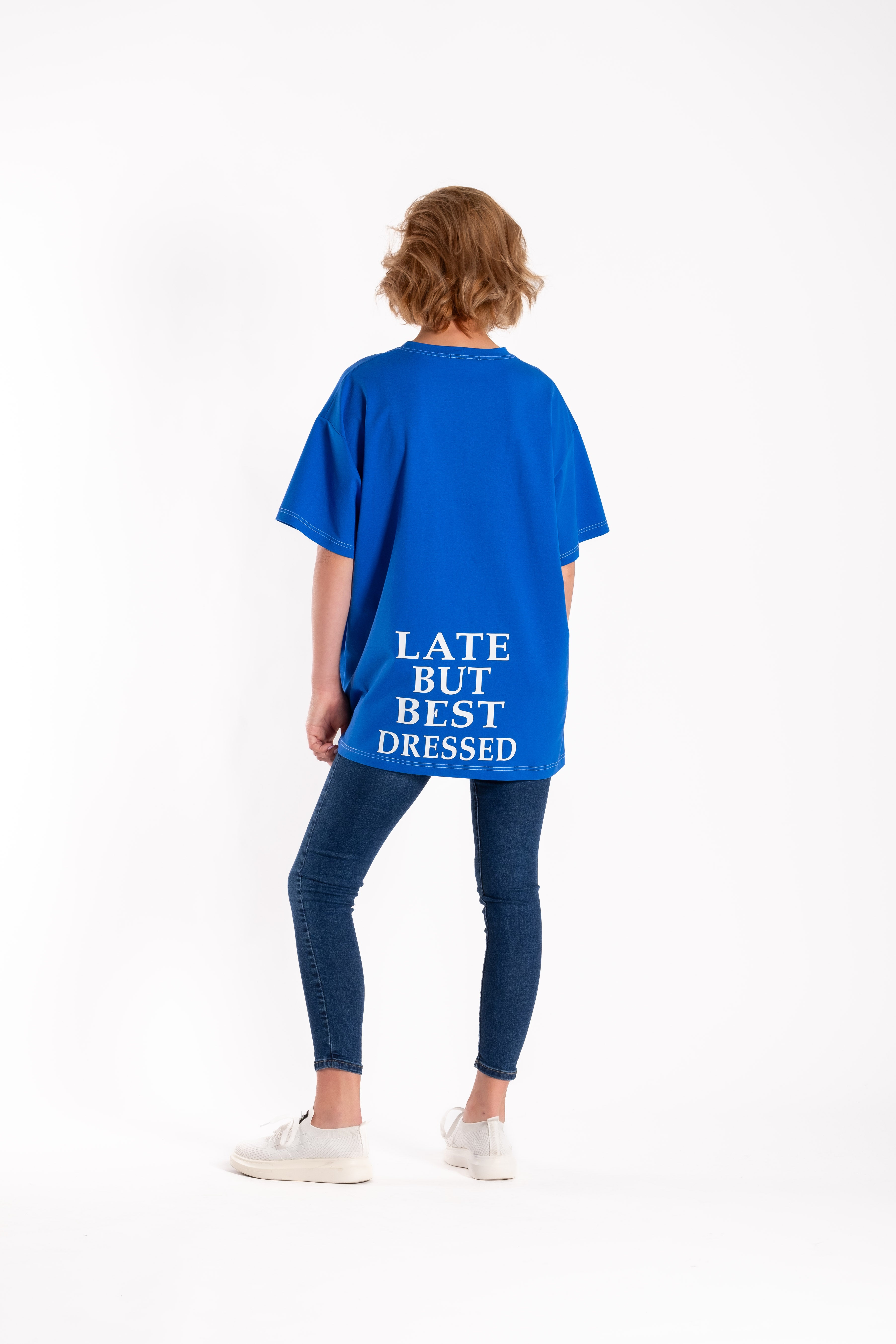 Oversized Box Tee Late Blue