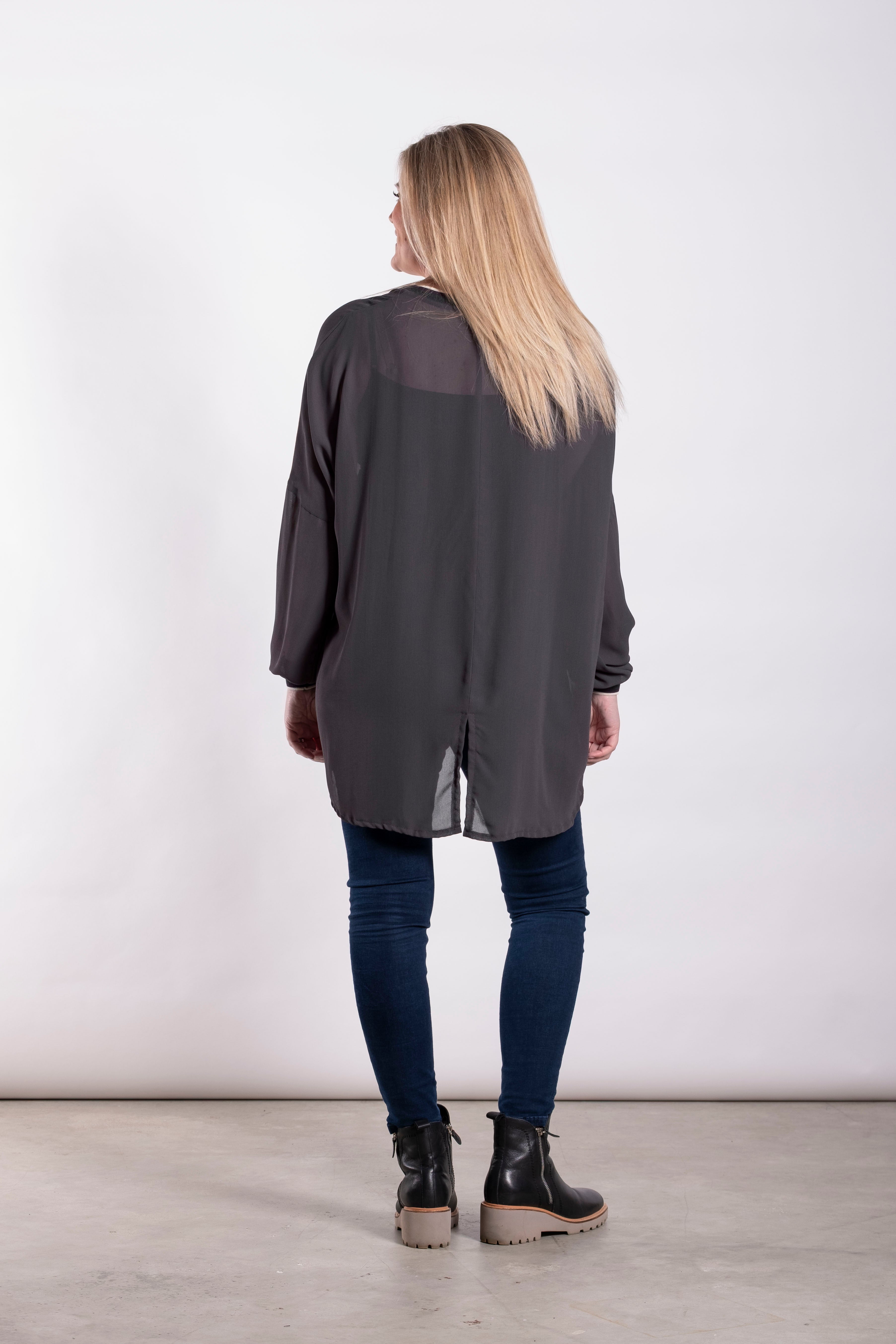 Relaxed Top Ash Grey