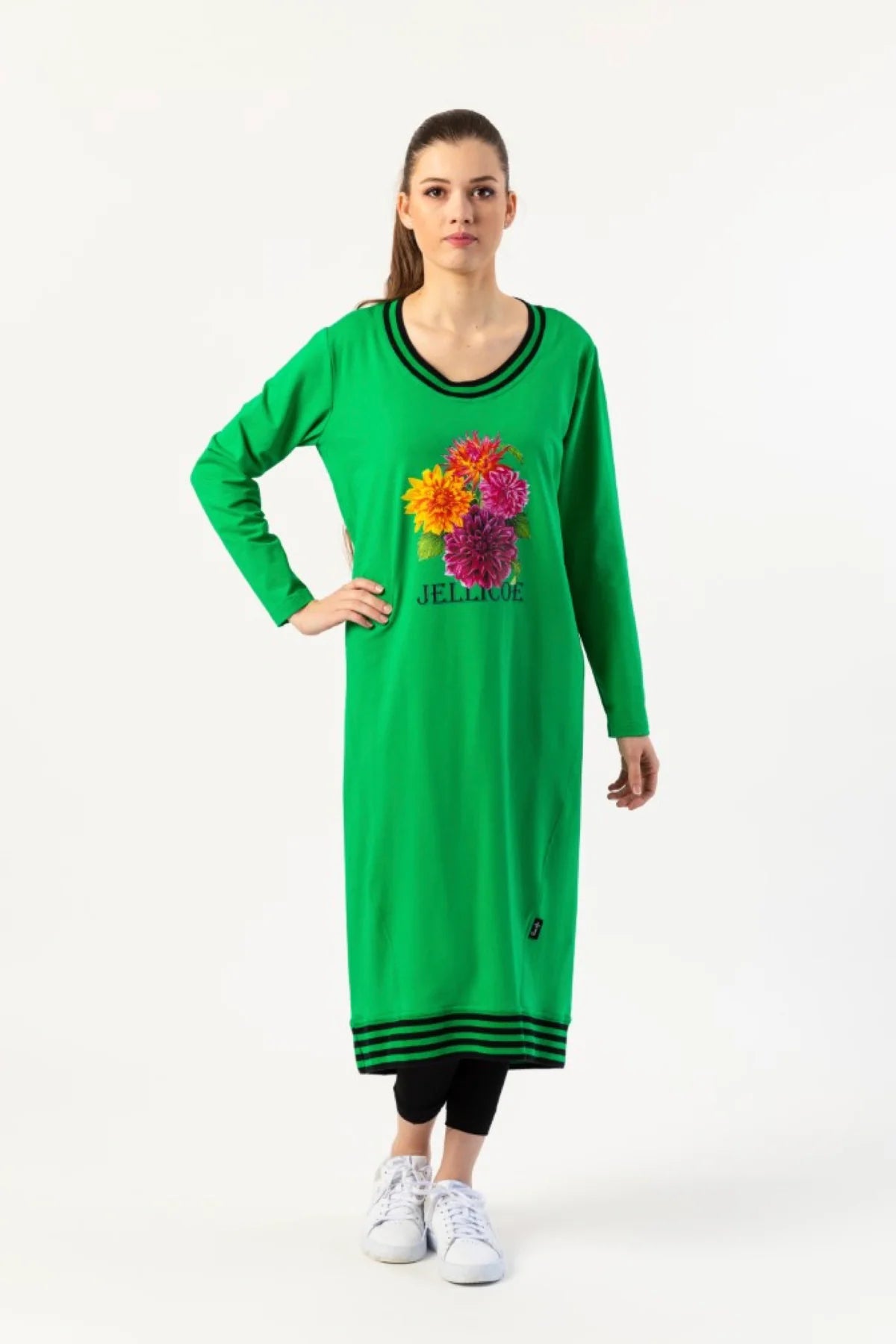 Effect Dress Green